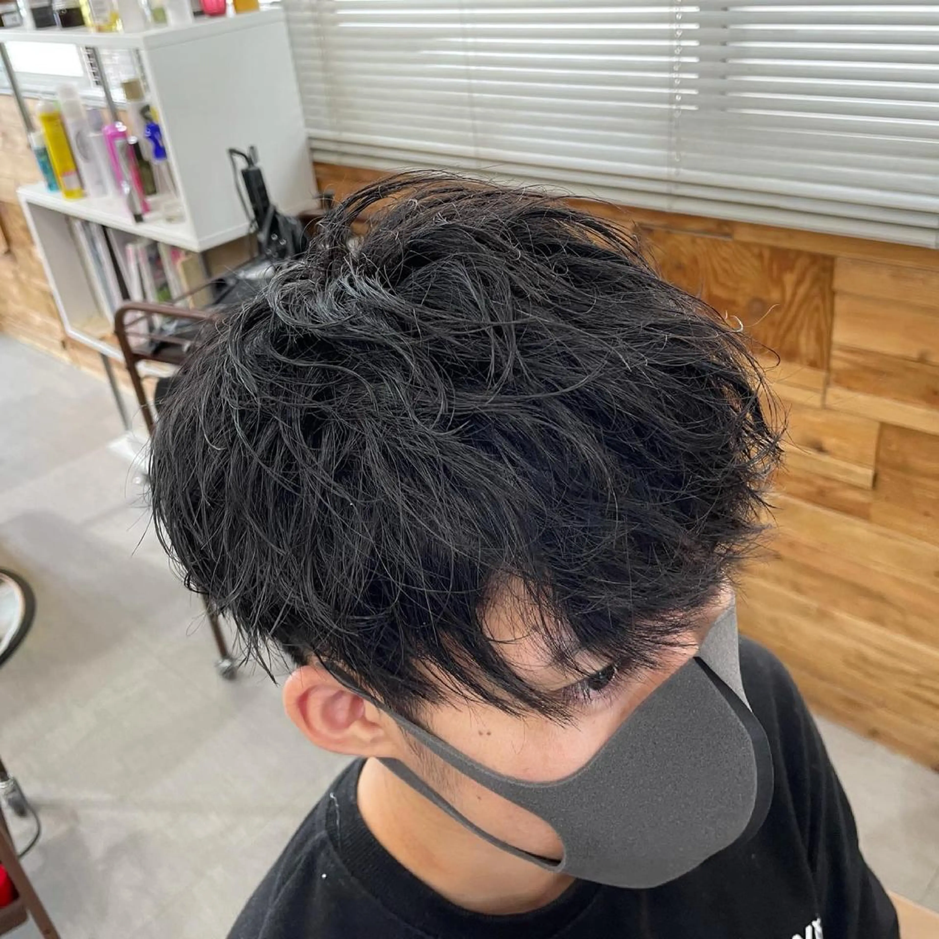 ショート メンズ マッシュ 刈り上げ かんばら りょーいのヘアスタイル