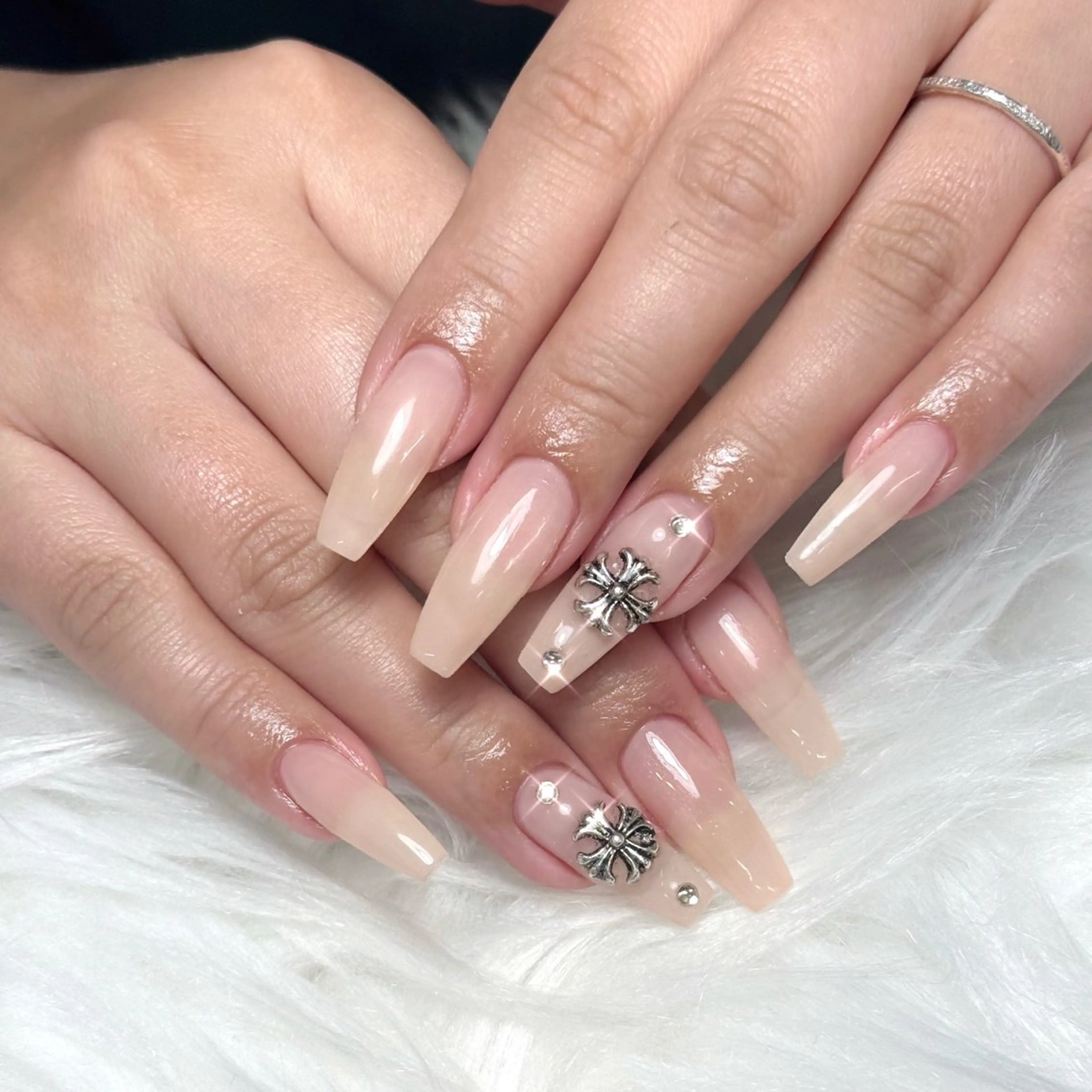 チップ長さ出し込み！ワンカラーorラメグラの写真