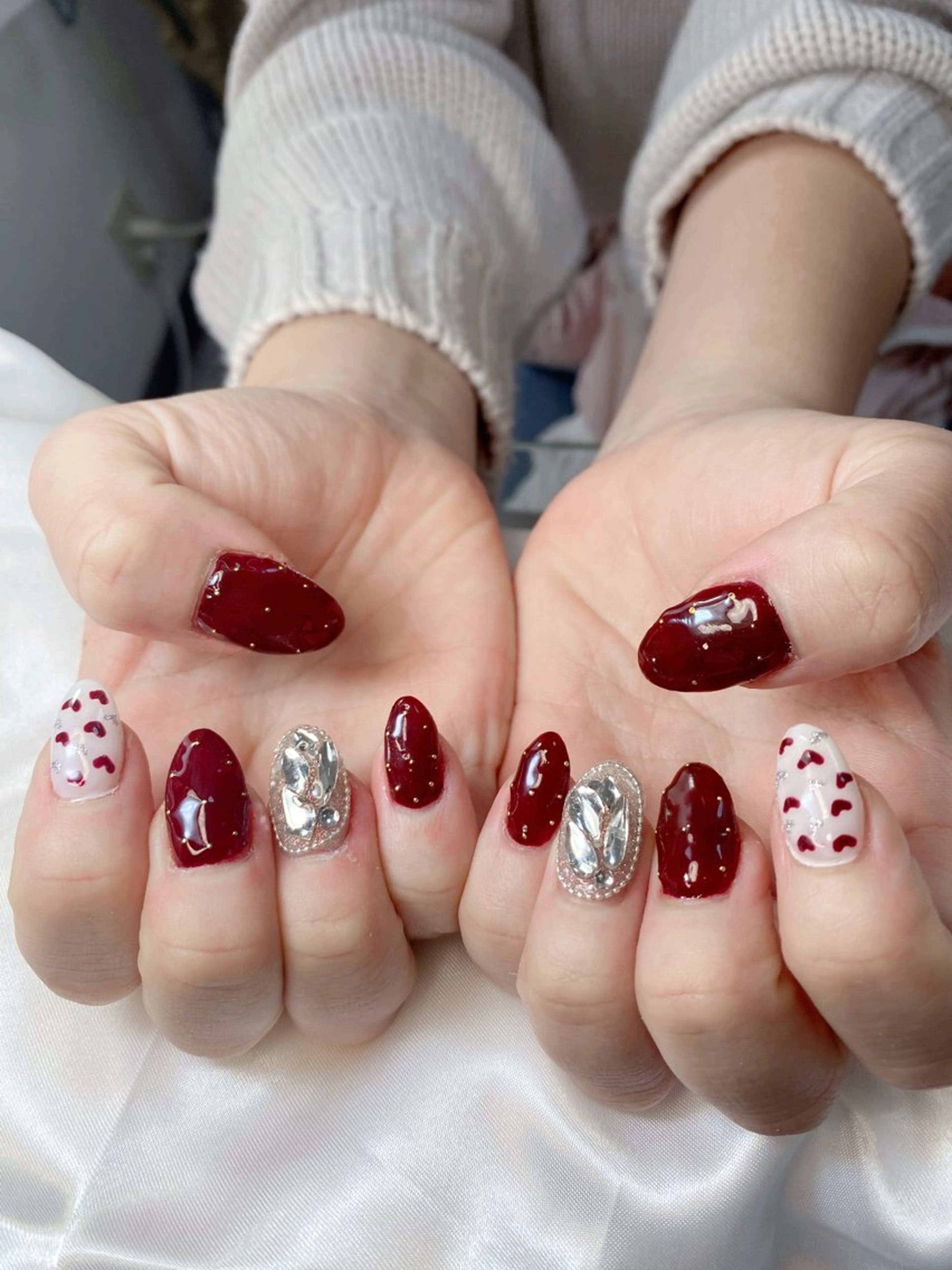 ネイル ハイネイル 自宅サロンのネイルデザイン