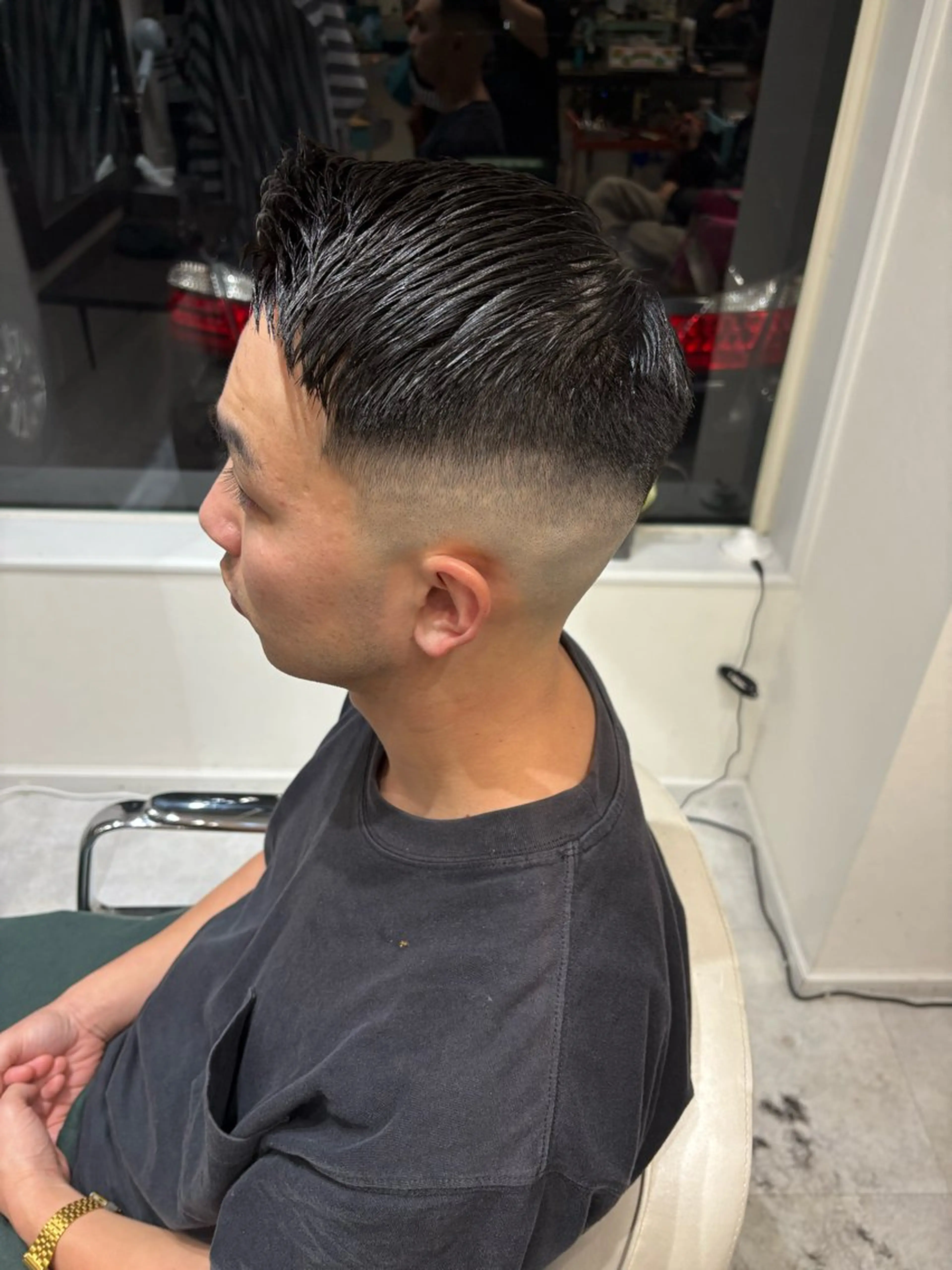 ショート メンズ カット 本間 颯太のヘアスタイル