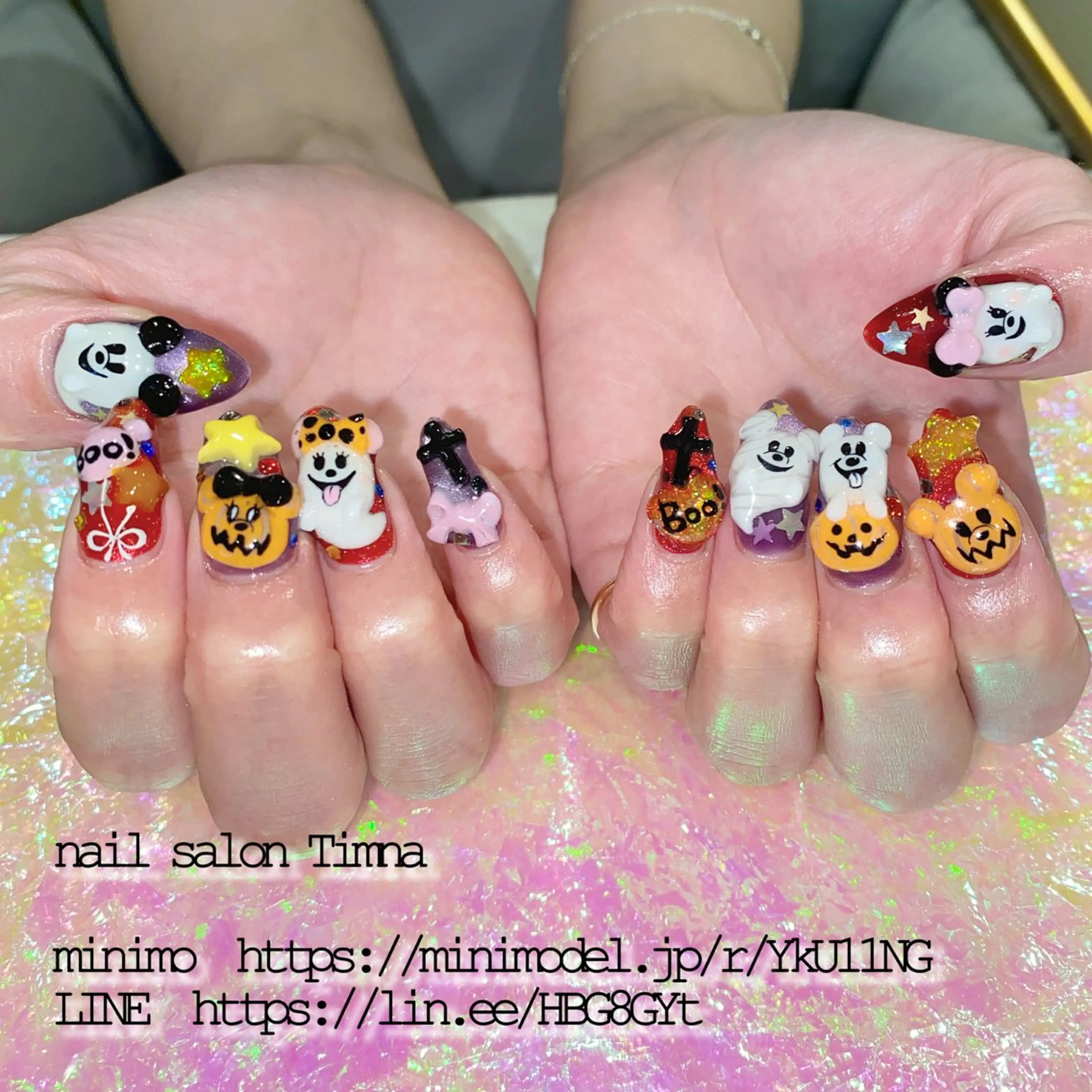 ミディアム ハンドネイル NAILSALON 🍔Timna🍟のネイルデザイン