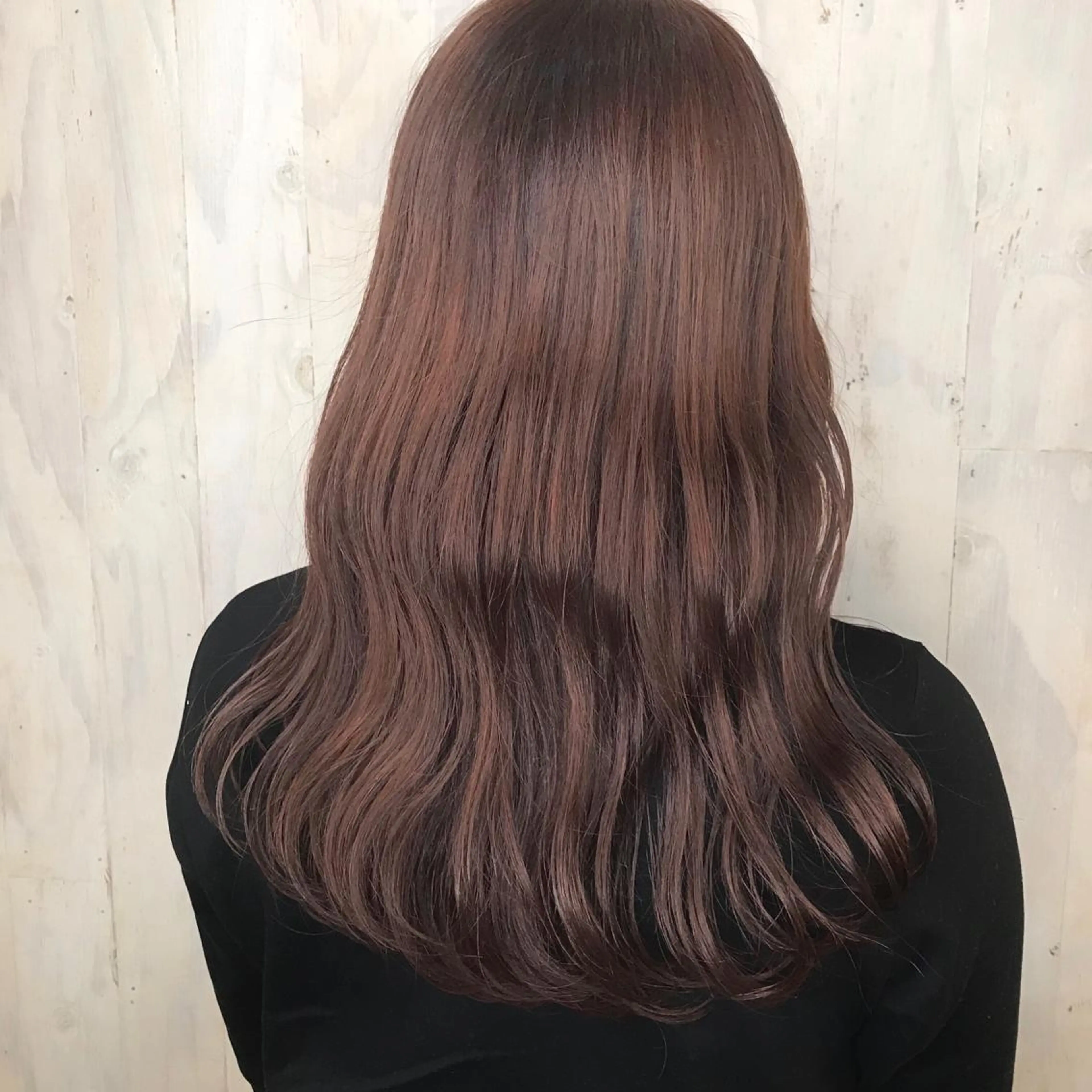 セミロング カラー 🪭risa 暖色/レイヤー🪭のヘアスタイル