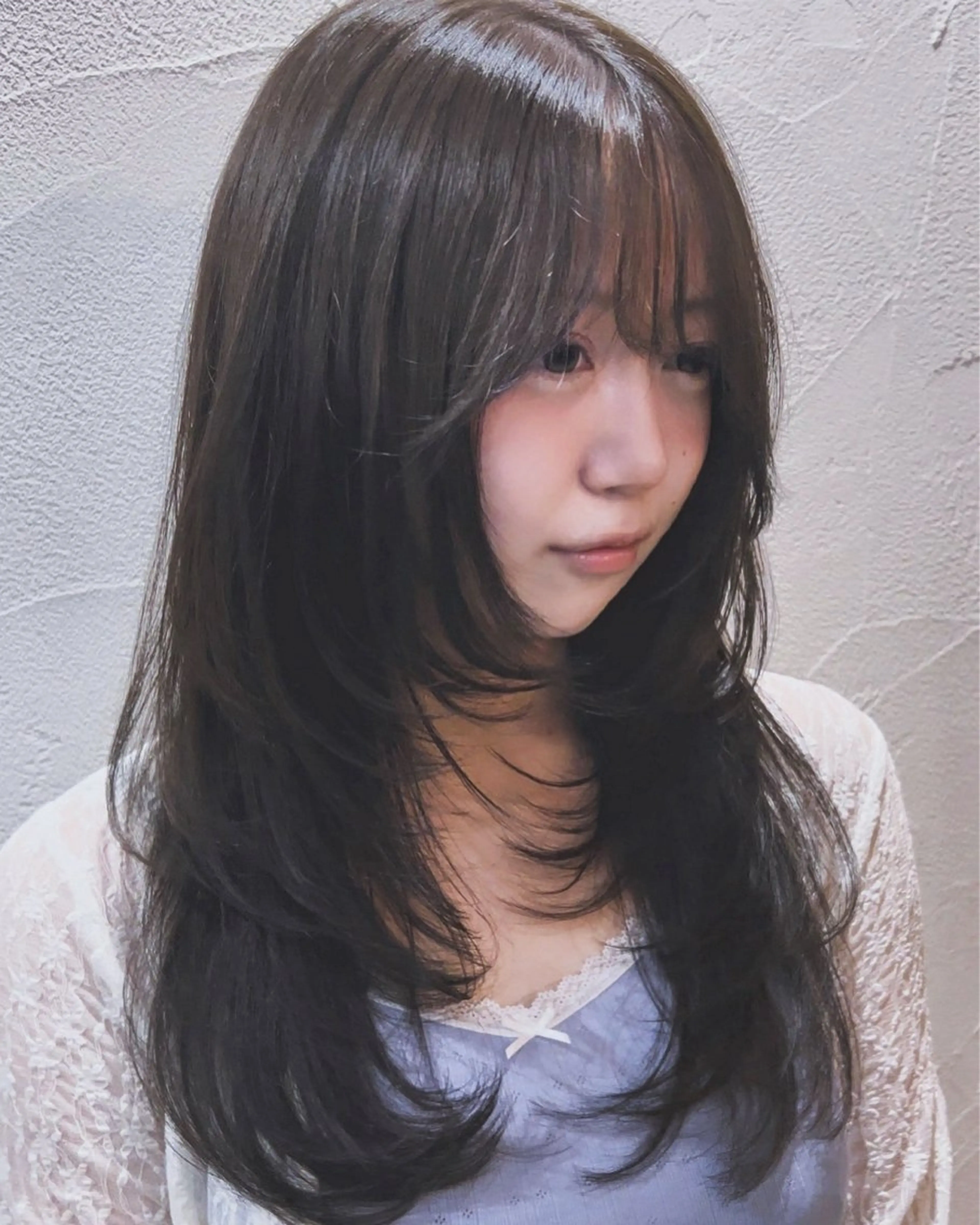 ロング カット ヘアカラー トリートメント 剣持友希/ifh iizuka/高崎のヘアスタイル