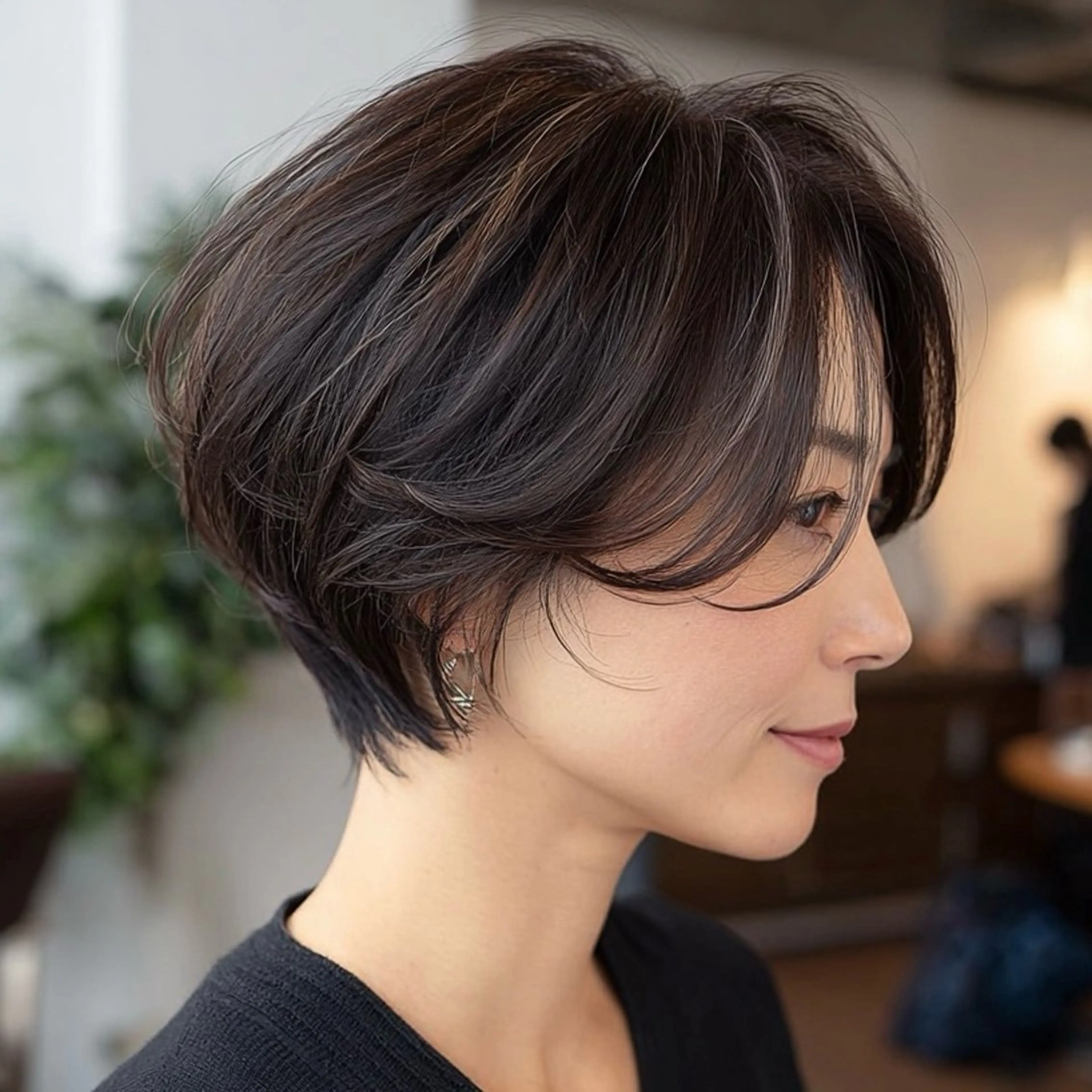 ショート カット ヘアカラー トリートメント ショート/脱白髪染め /鎌倉/コウスケのヘアスタイル
