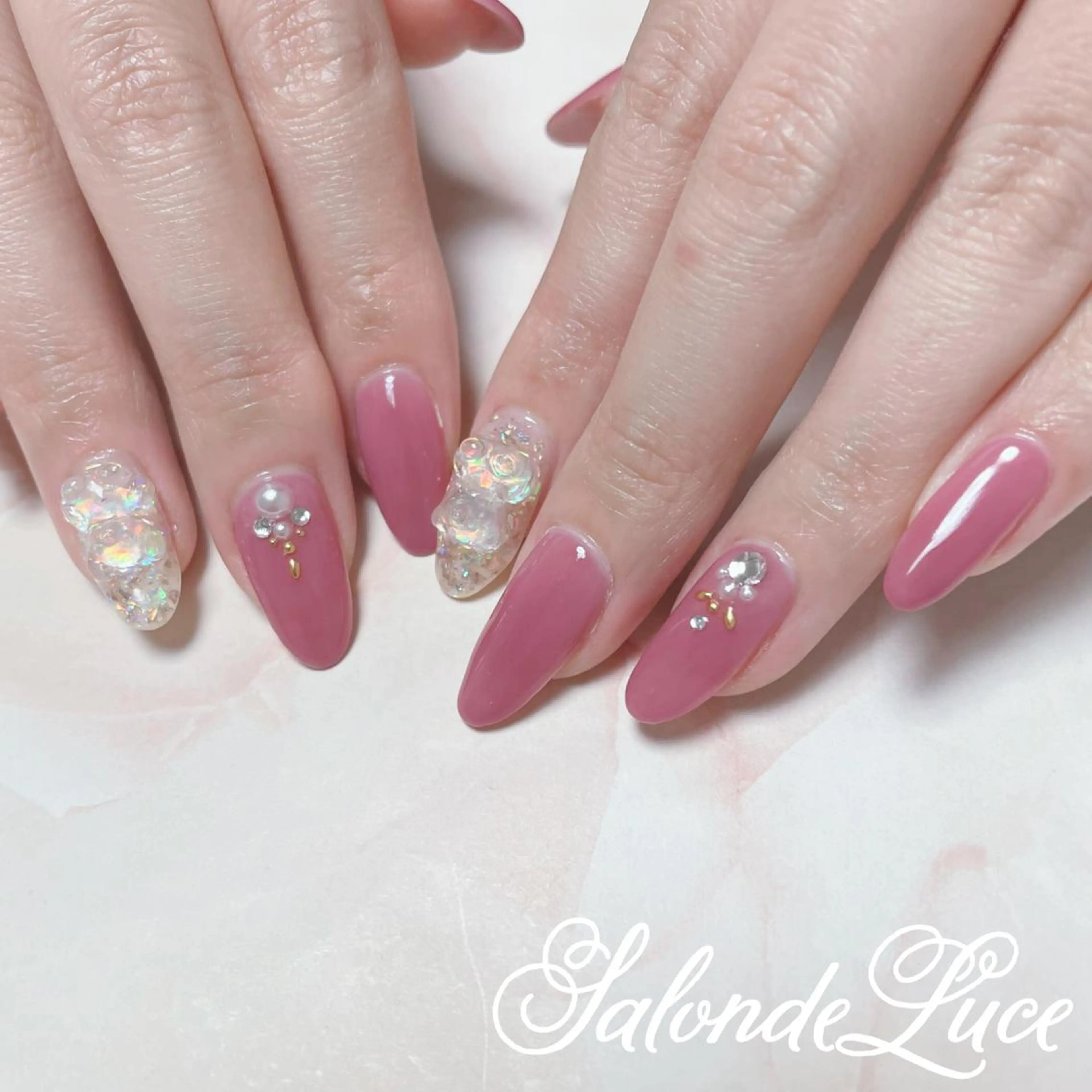 ネイル ワンカラーネイル Salon de Luceのネイルデザイン