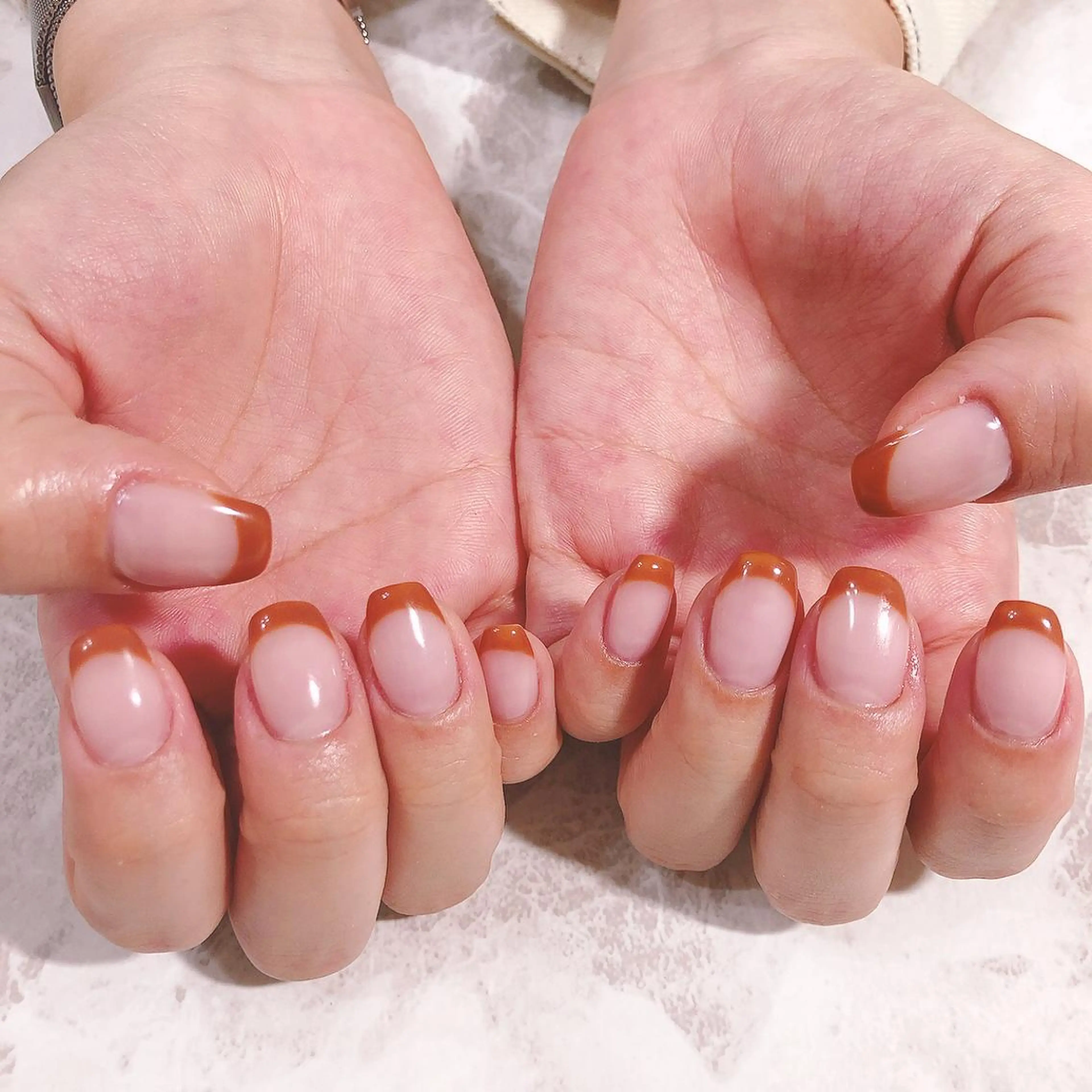 フレンチネイル💅（オフ無し）の写真