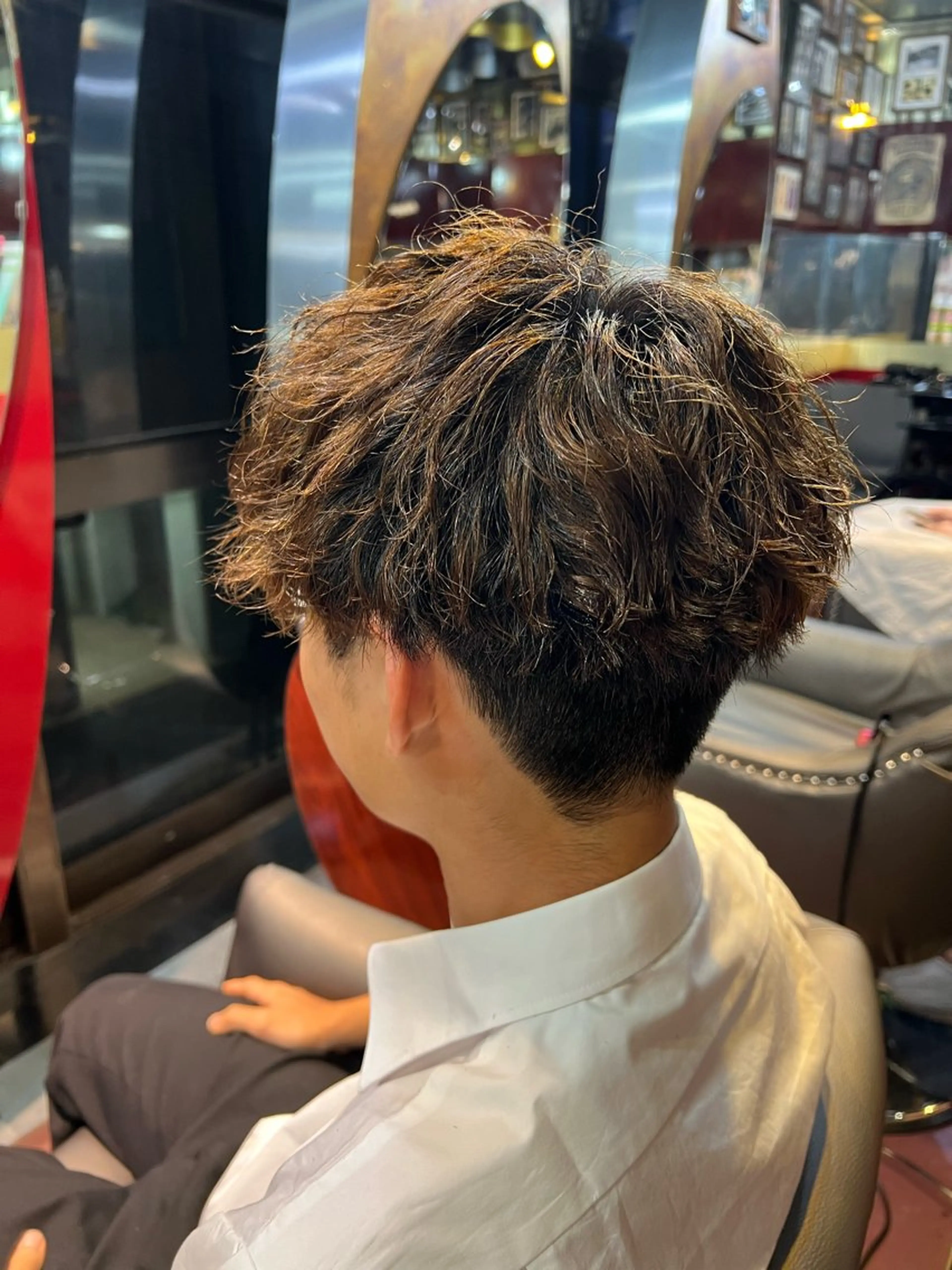 ショート パーマ 横浜ロングミディアム レイヤー/ 平林侑馬のヘアスタイル