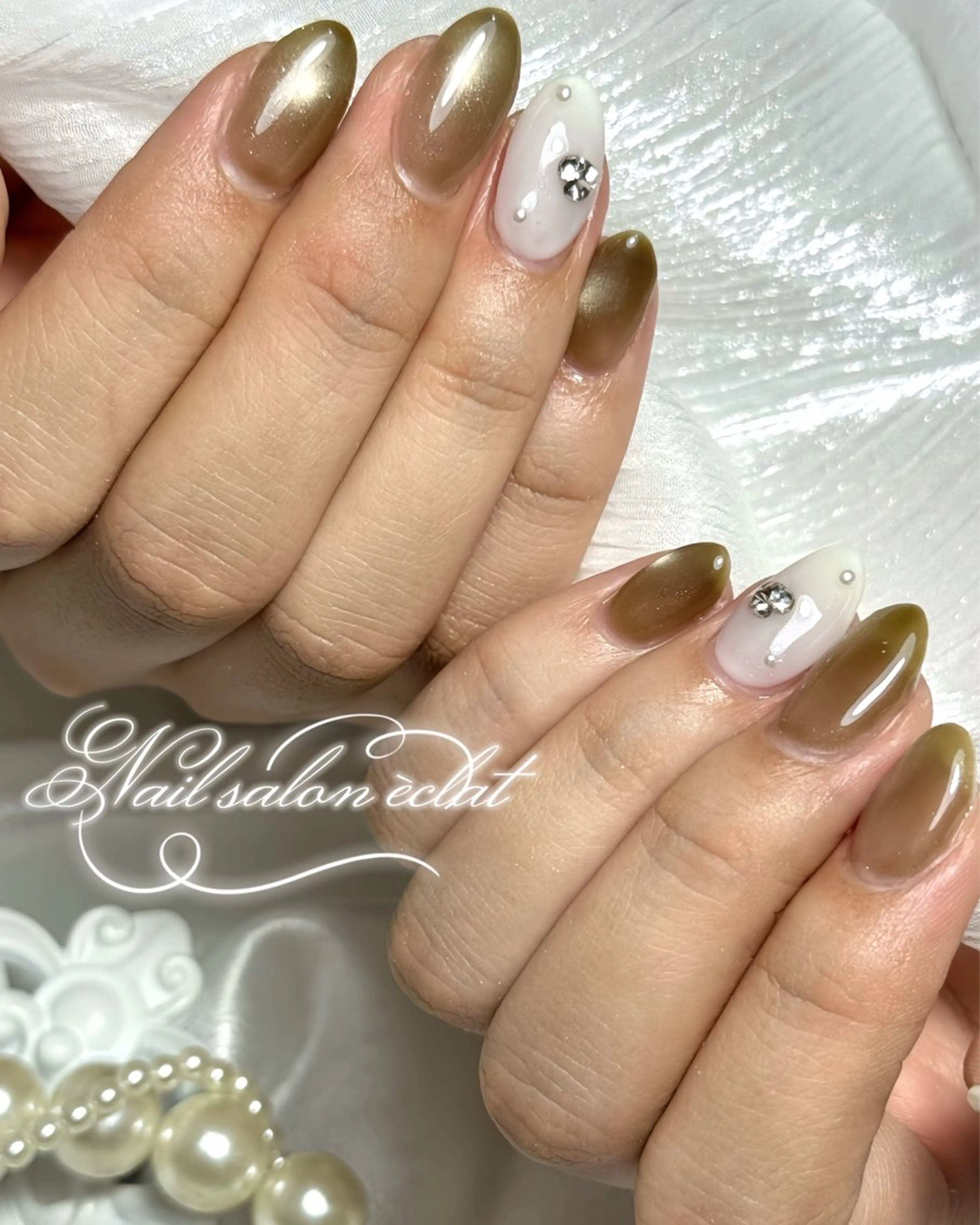 ネイル 持ち込み ハンドネイル éclat ⸝꙳.⋆ 栄｜矢場町のネイルデザイン