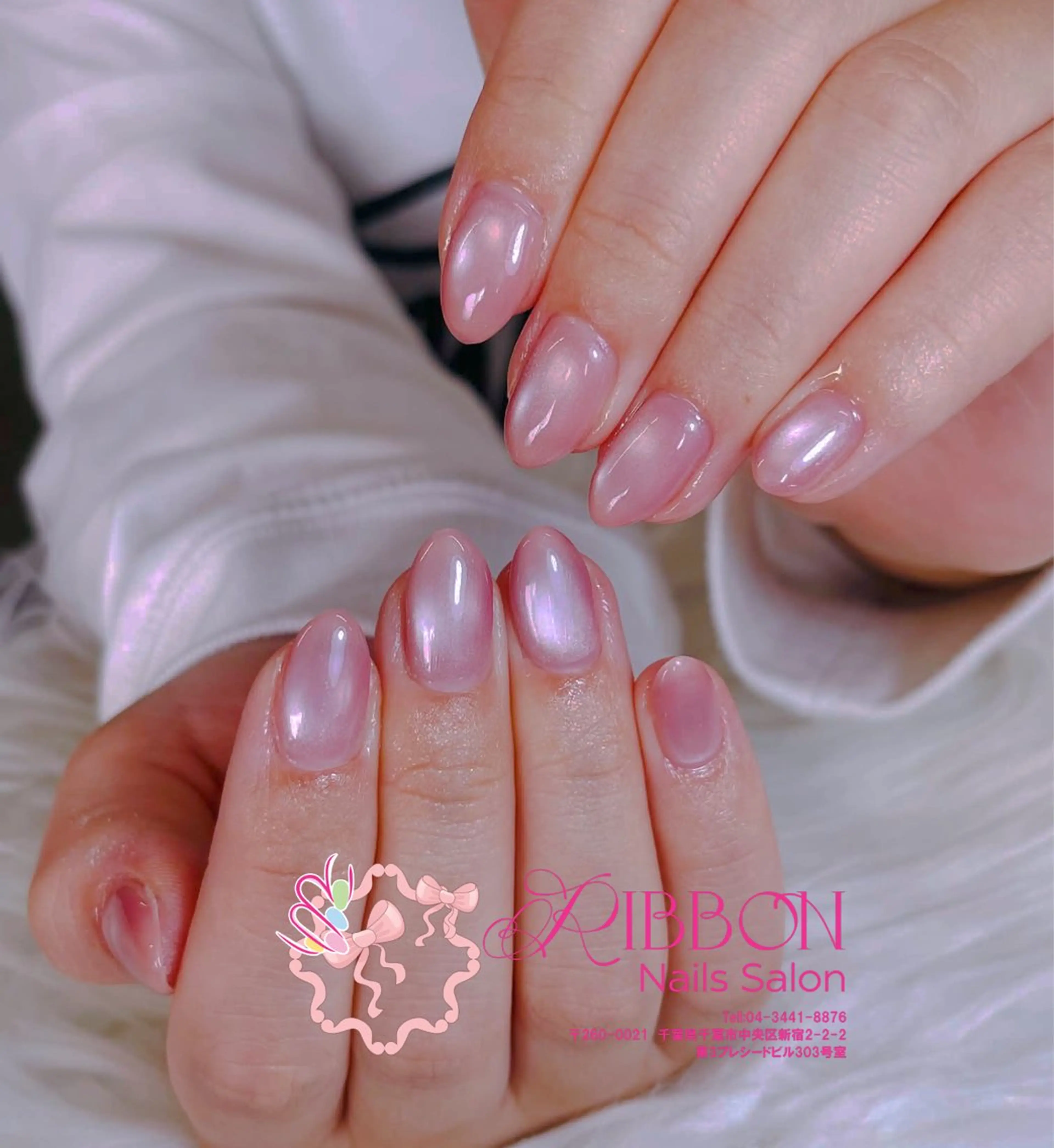 ネイル チークネイル フットネイル フレンチネイル グラデーション 韓国ネイル ハンドネイル Ribbonnail salonのネイルデザイン