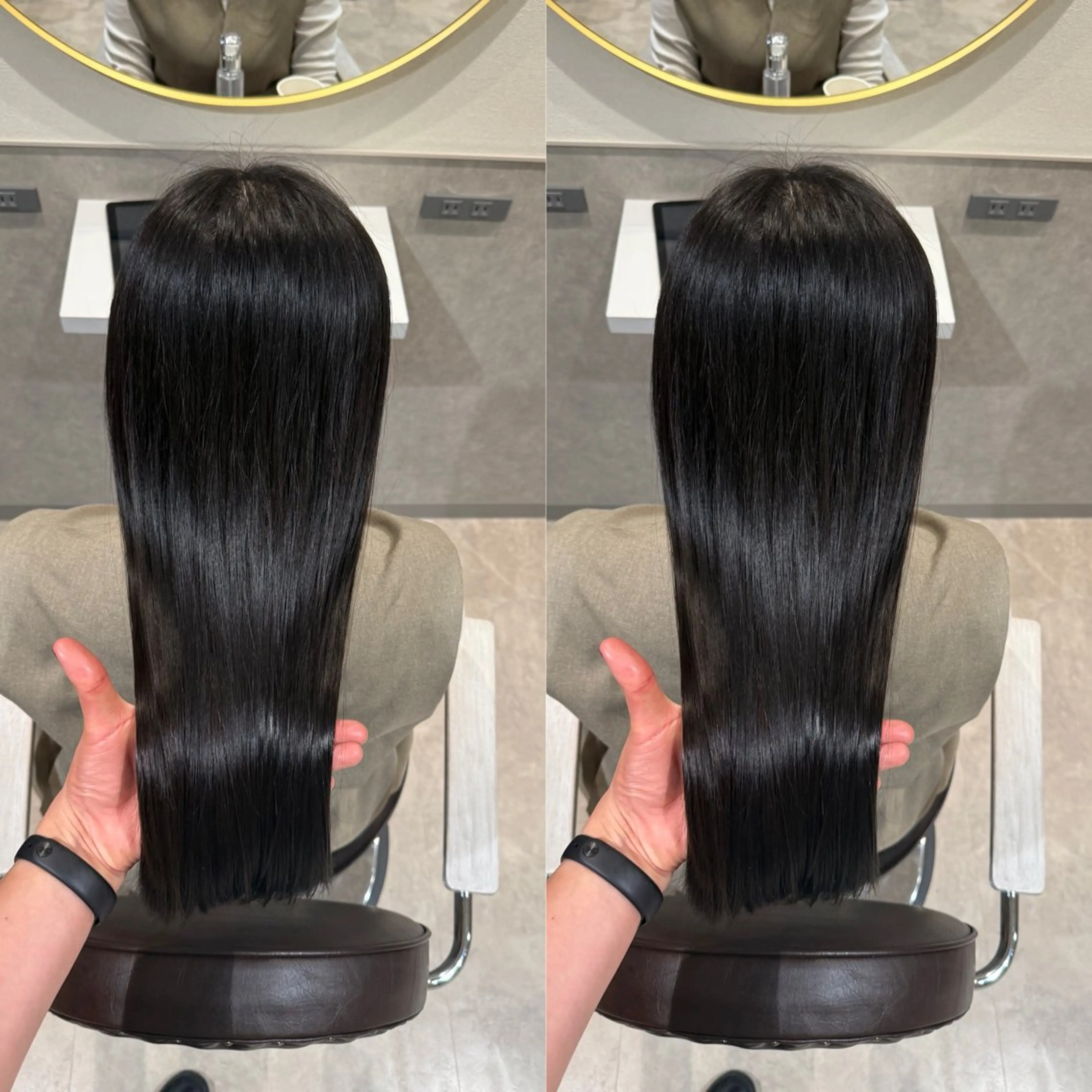 セミロング カラー カット ヘアカラー トリートメント 髪質改善カラー/銀座 /縮毛矯正/森田のヘアスタイル