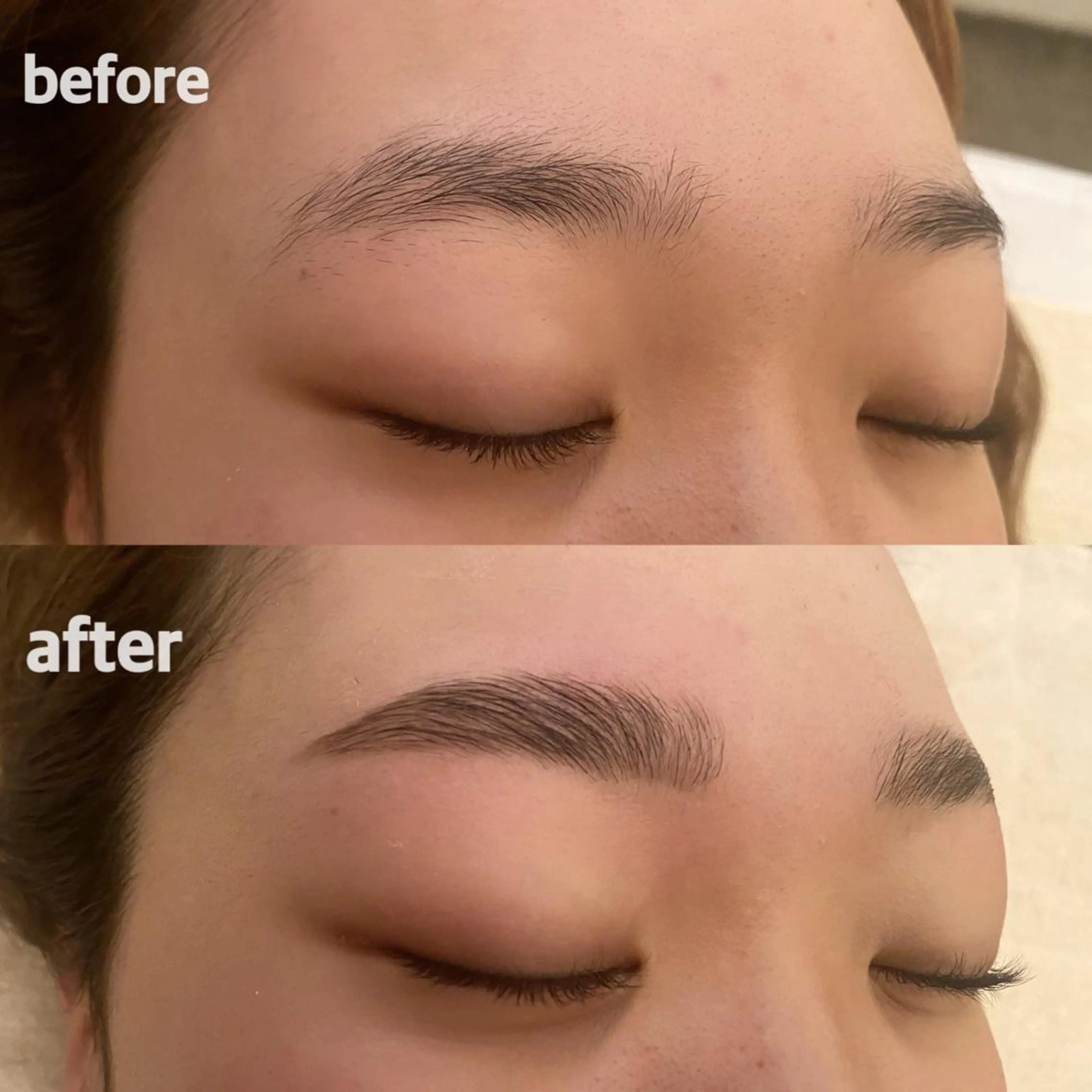 アイブロウ ハリウッドブロウリフト 眉毛ワックス脱毛 鈴木 愛花の眉毛・アイブロウイメージ