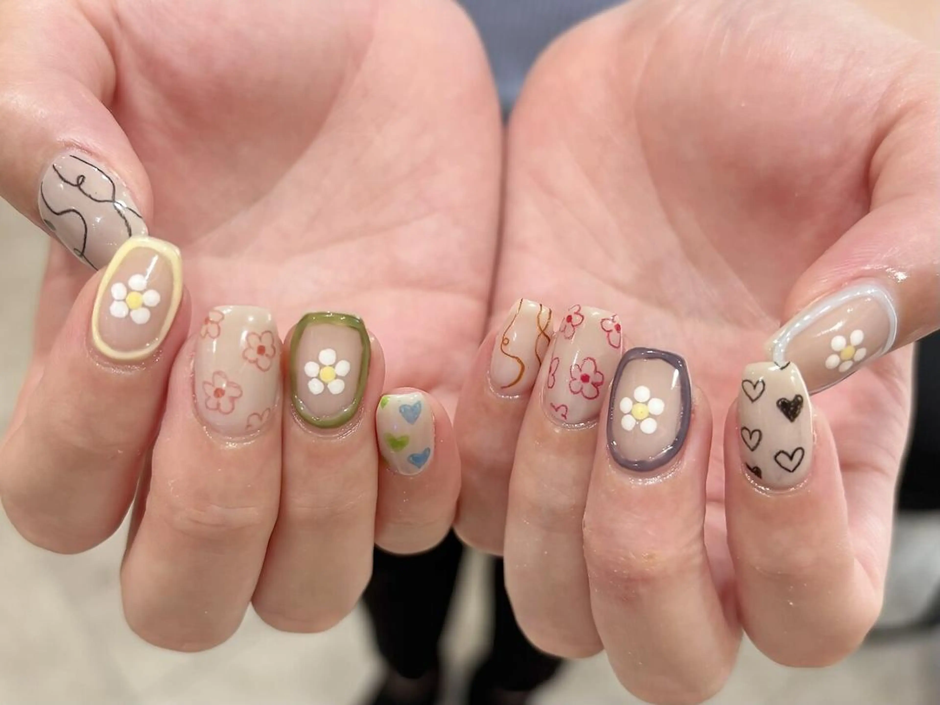 ネイル ハンドネイル パラジェル認定サロン N°nail 立川のネイルデザイン