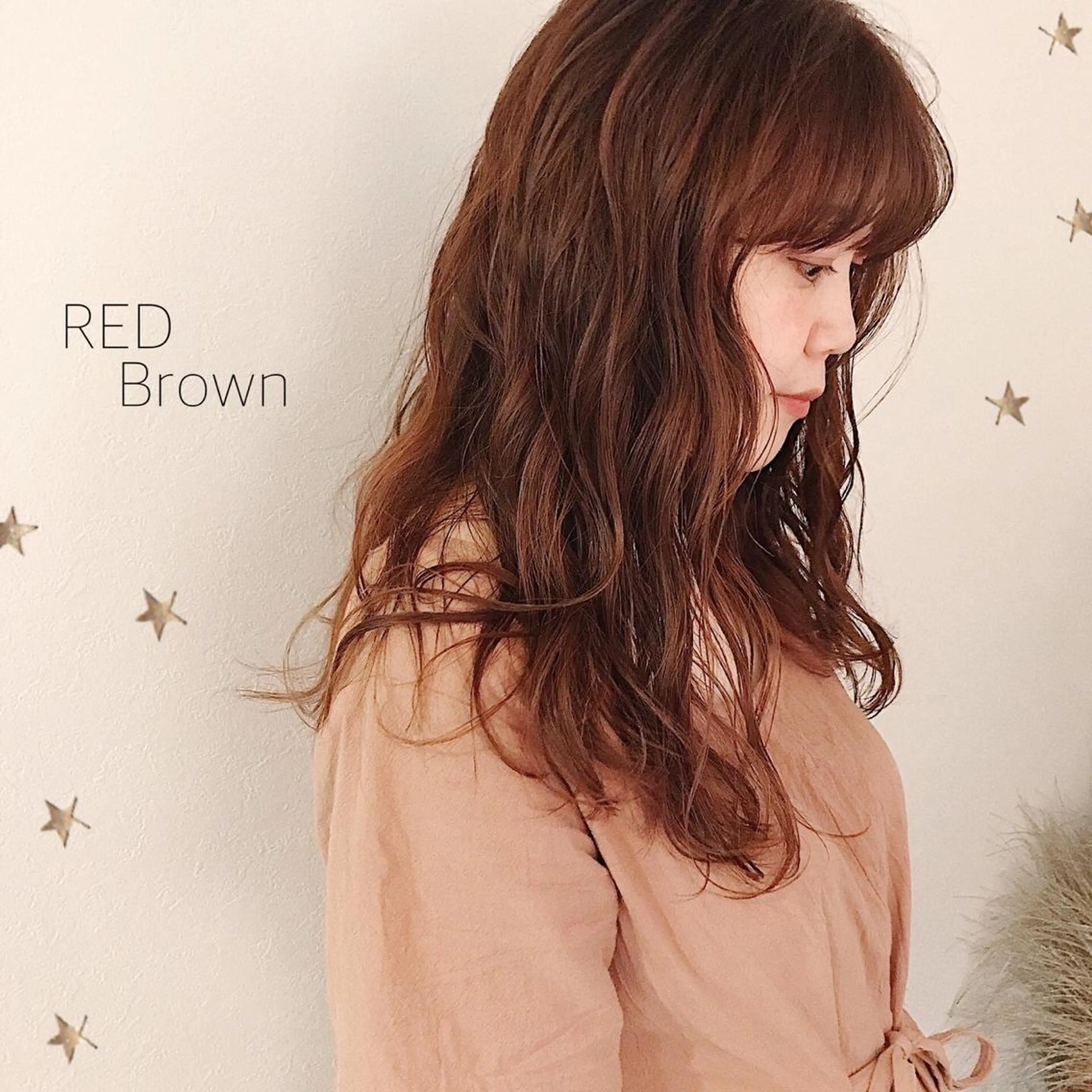 ロング カラー カット ヘアカラー 市川 千夏のヘアスタイル