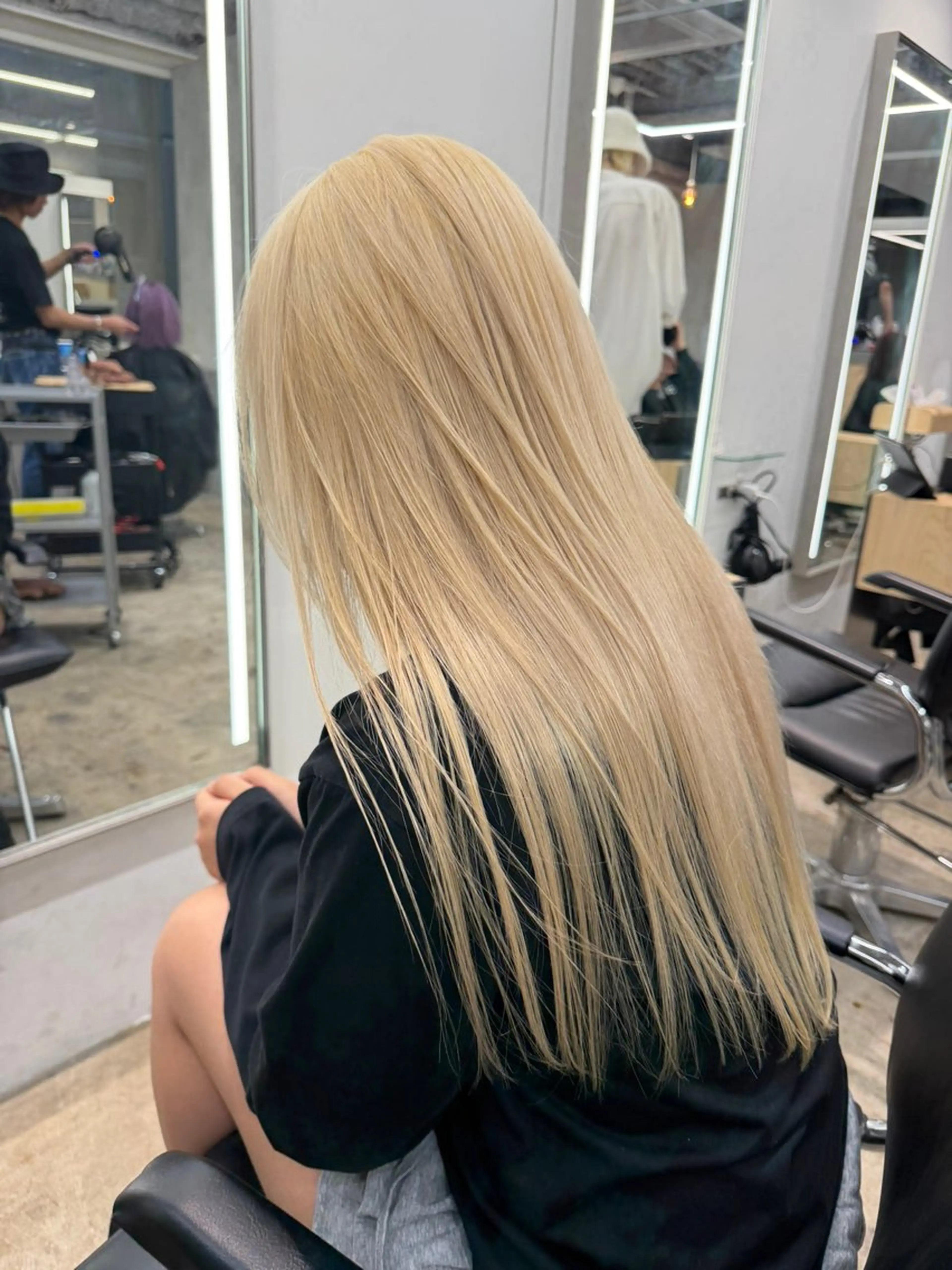 ロング 渋谷/プルエクステ/ ハイトーン/みきとのヘアスタイル