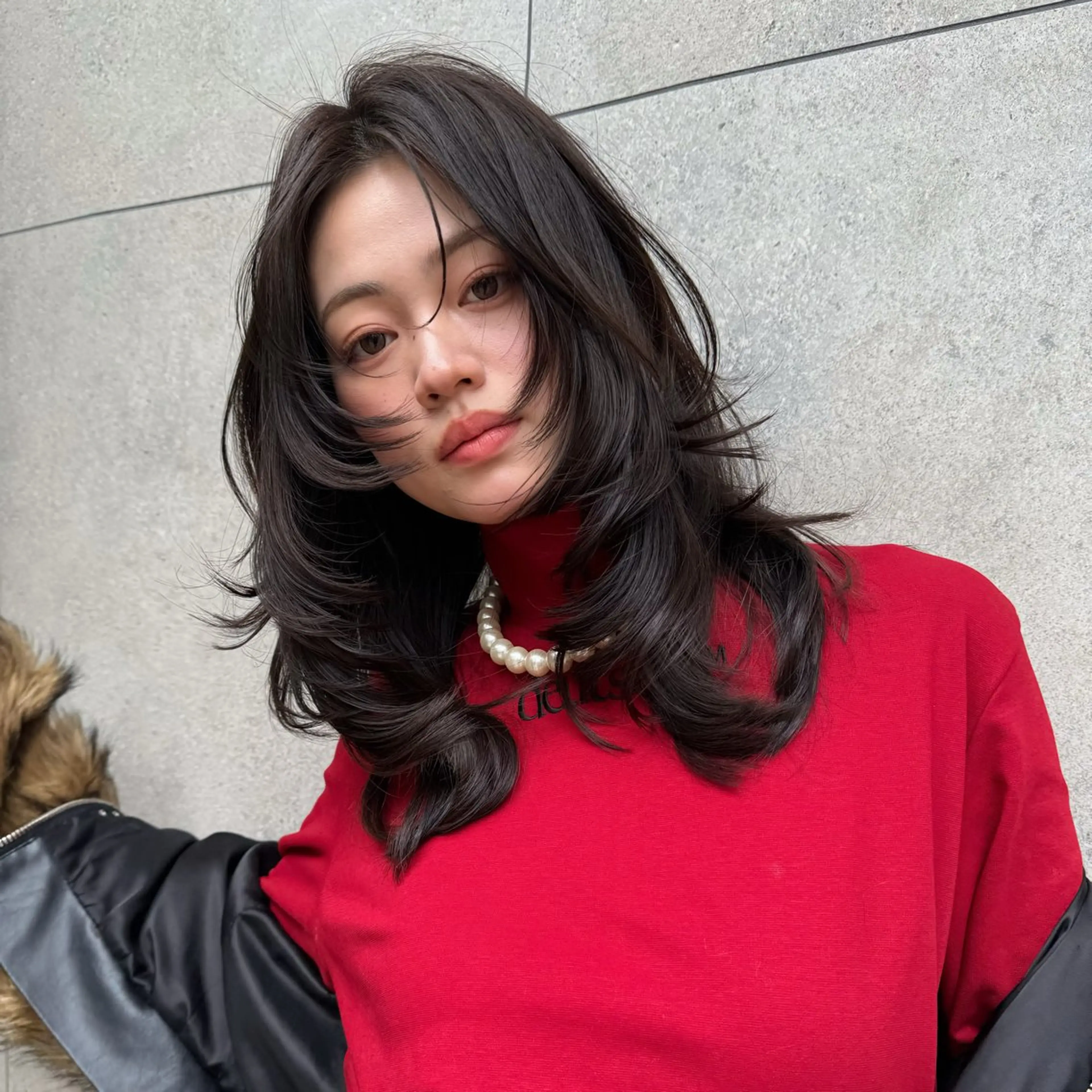 セミロング カット ヘアカラー トリートメント 🩵縮毛矯正・ボブ 岩原朋也🩵のヘアスタイル