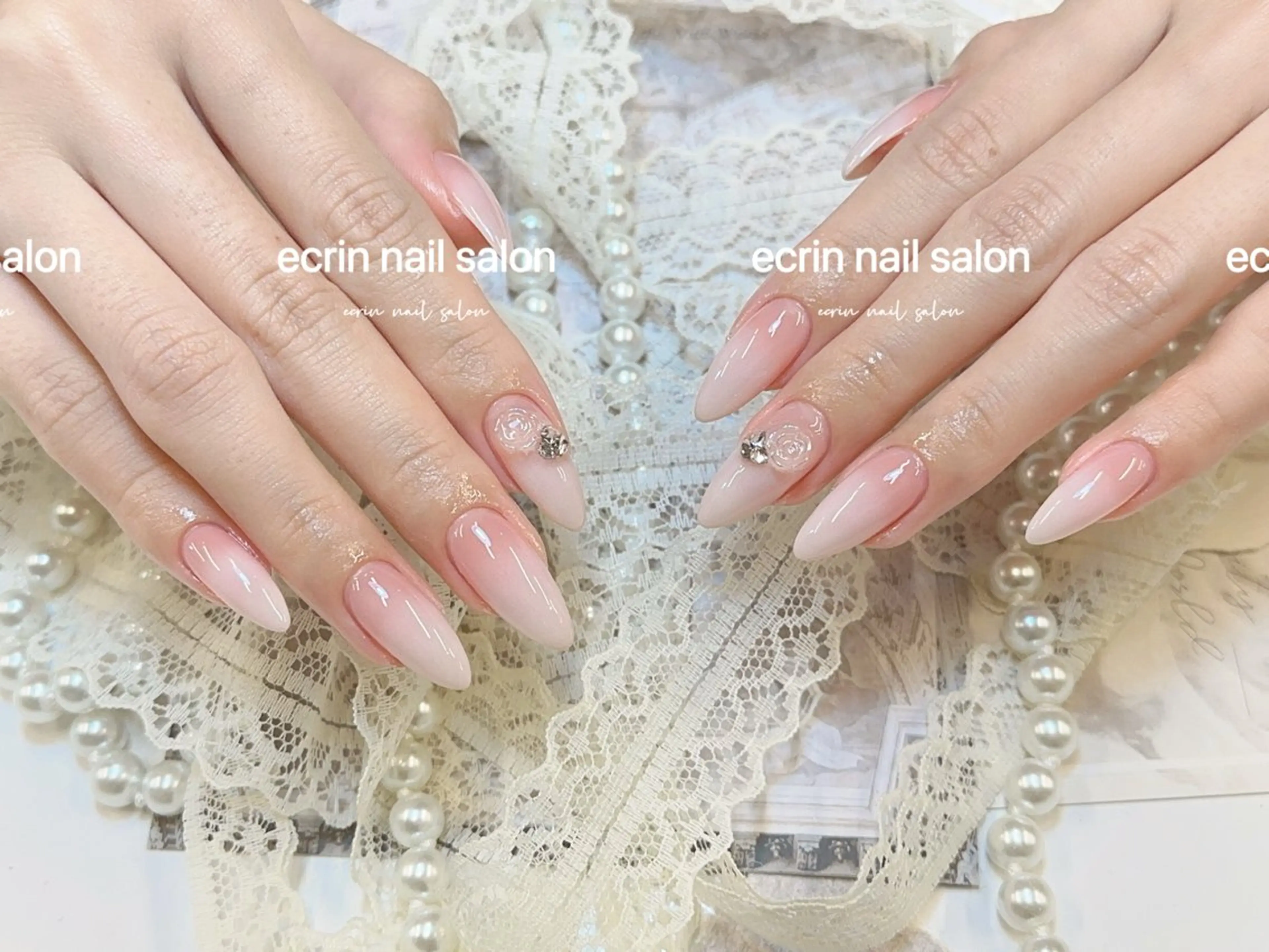 ネイル ネイルチップ ハンドネイル ハンドケア ecrin nail salon錦糸町のネイルデザイン
