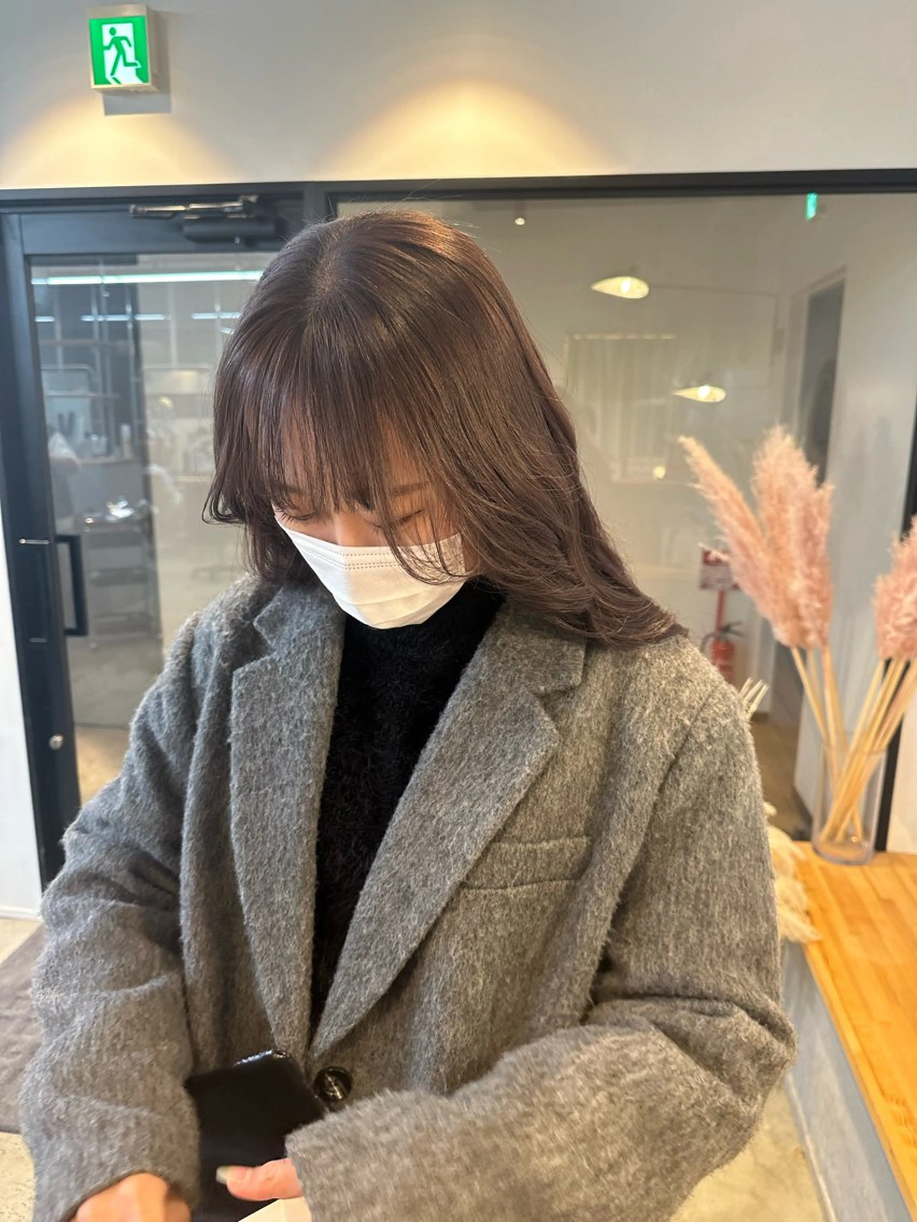 セミロング ヘアカラー トリートメント yuika .のヘアスタイル