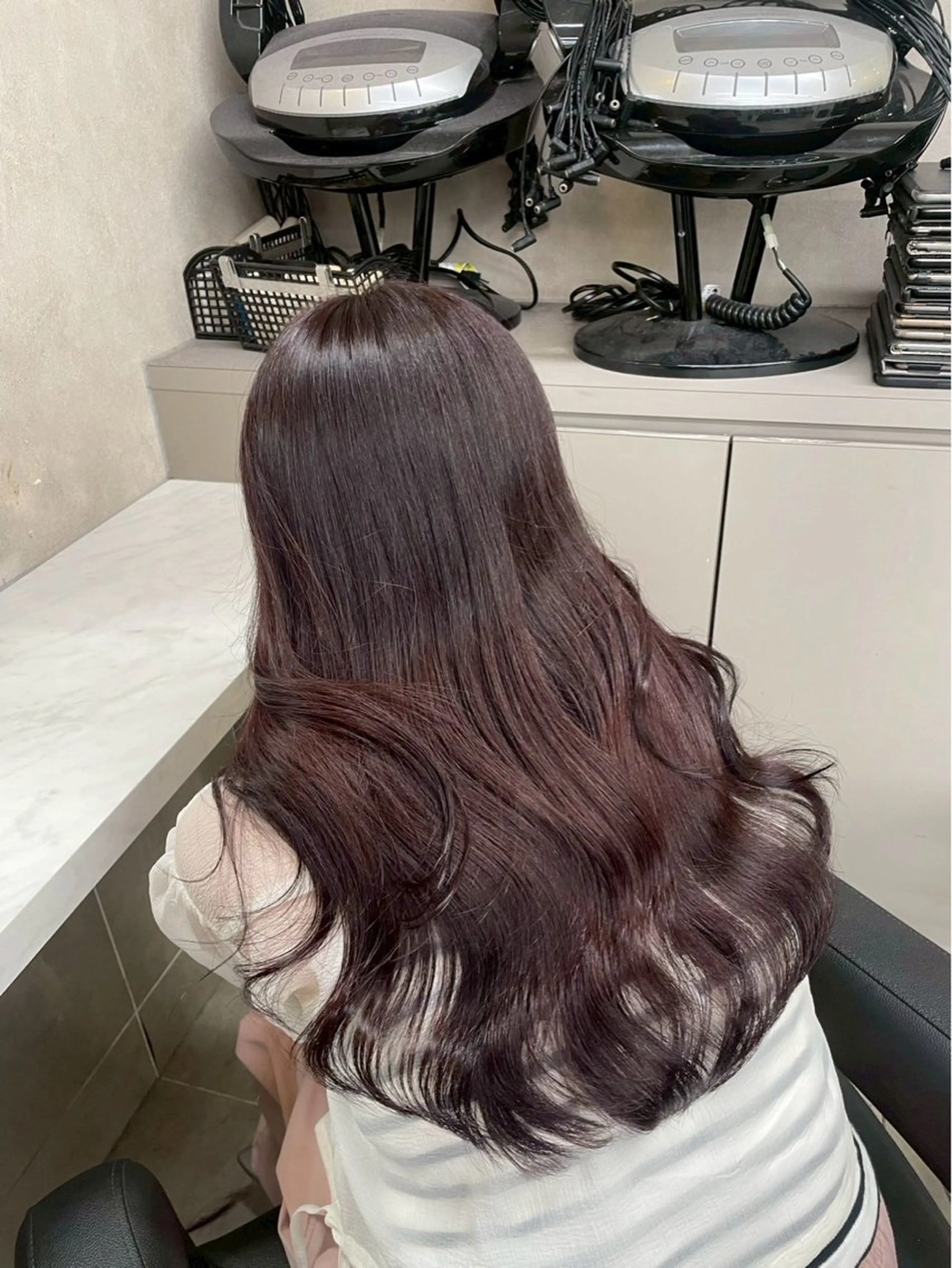 ロング カラー 透明感カラー トリートメント 🤍透明感推しカラー 🤍yui‪💞✨のヘアスタイル