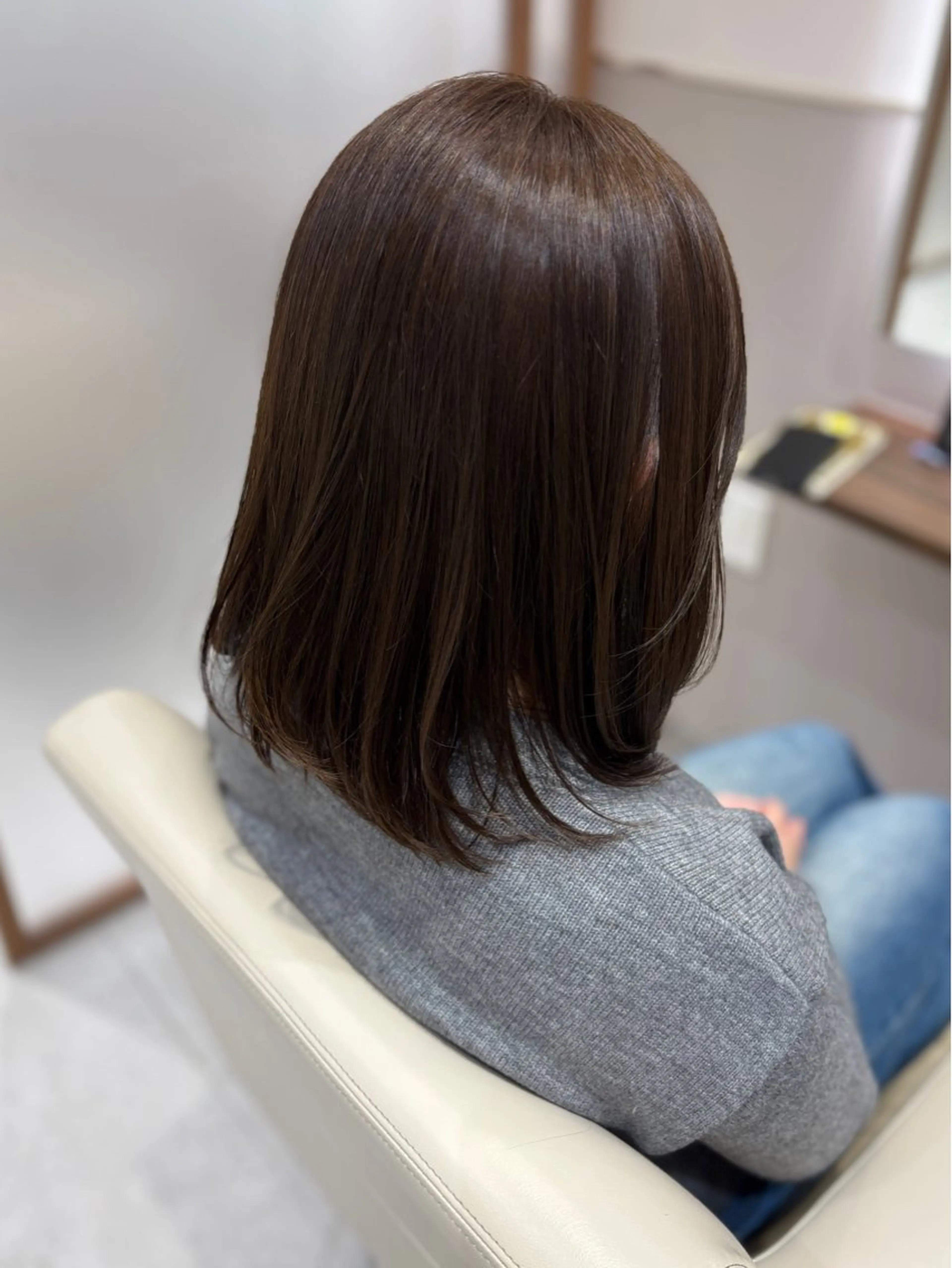 ミディアム カラー トリートメント カット トリートメント Zina.金上美玲 ✲Layer✲南船橋のヘアスタイル