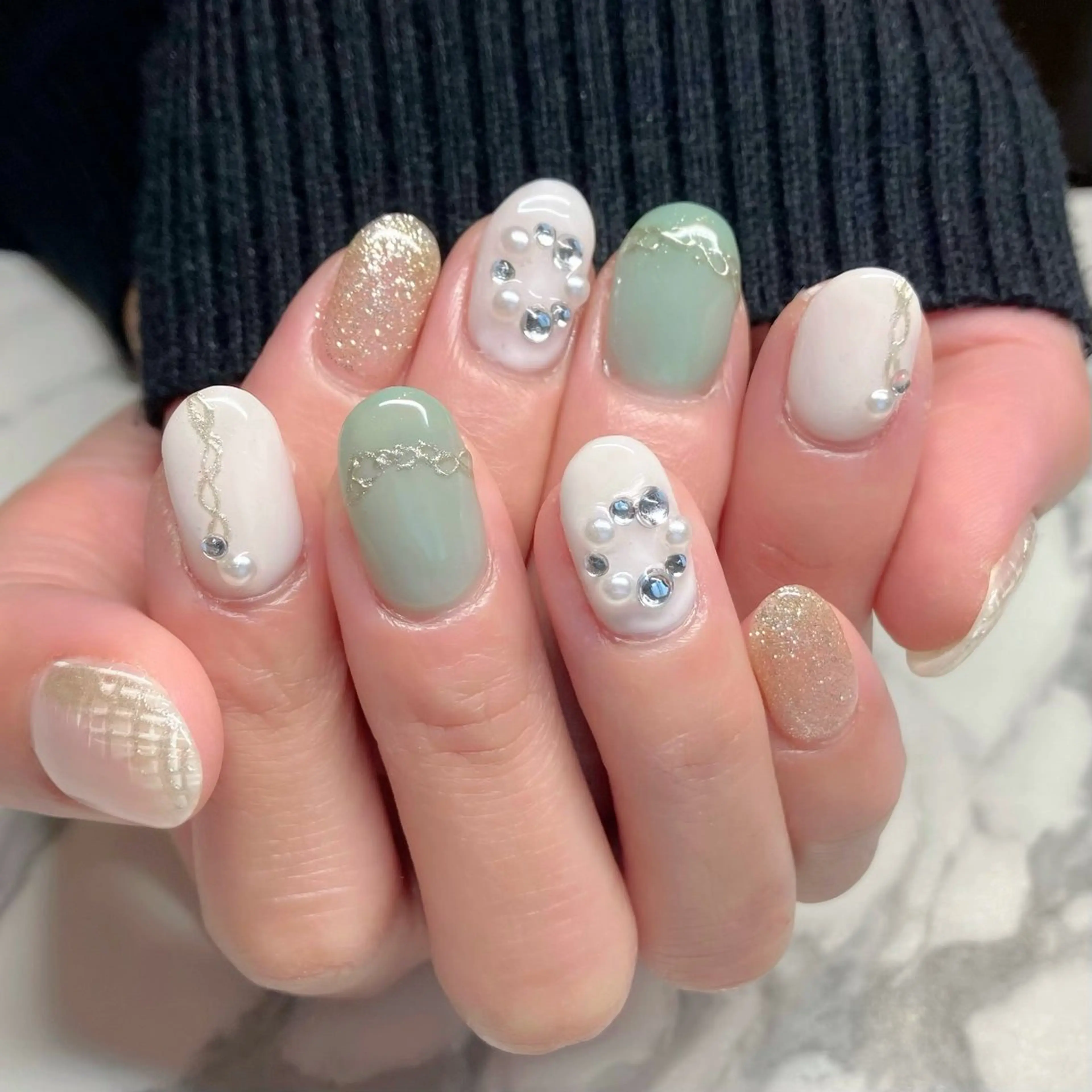 ネイル 冬ネイル クリスマス MALAMA NAILのネイルデザイン