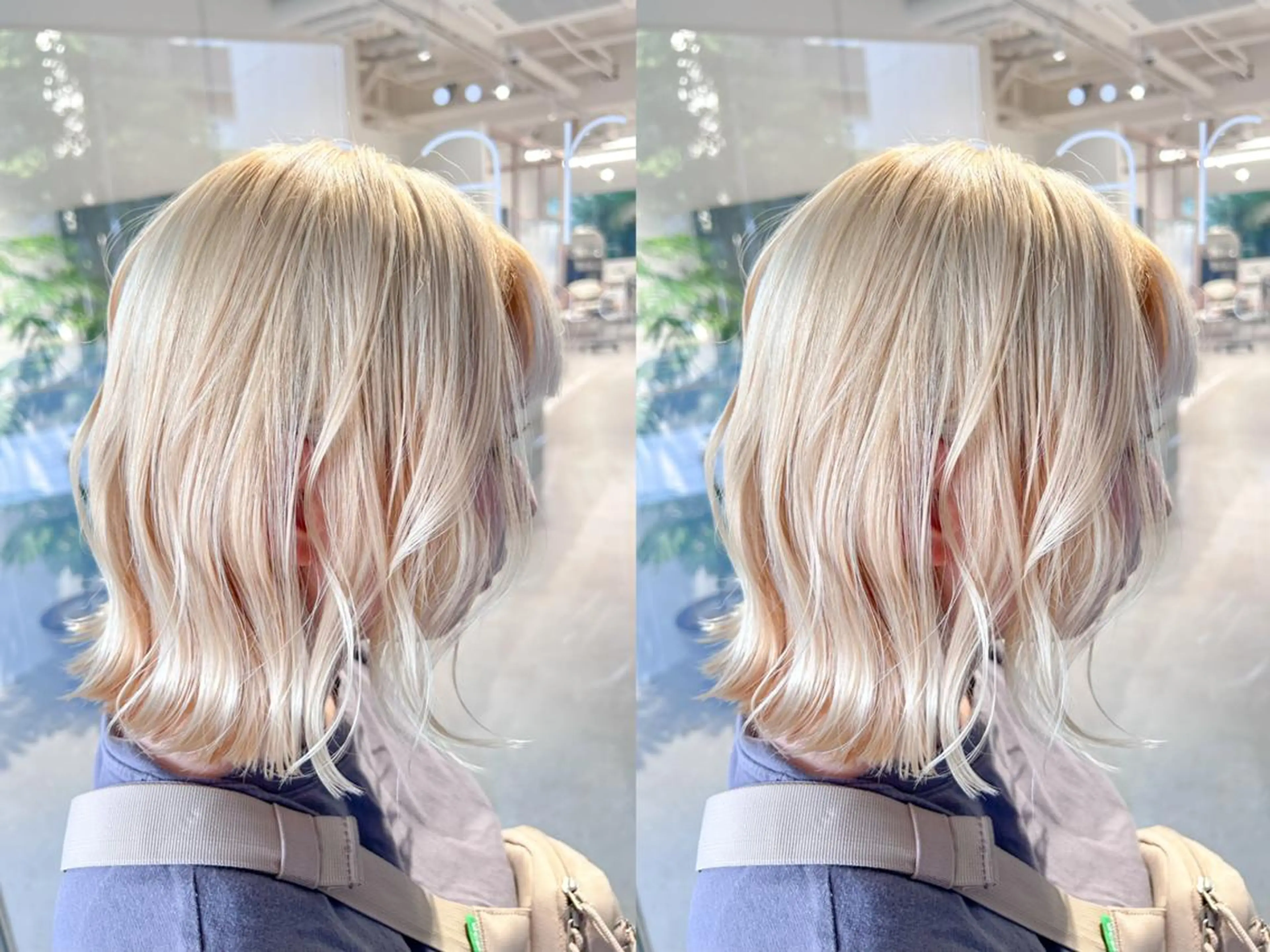 【クーポン人気No.2】ケアブリーチ+髪質改善カラー+うる艶TR込み¥15000の写真