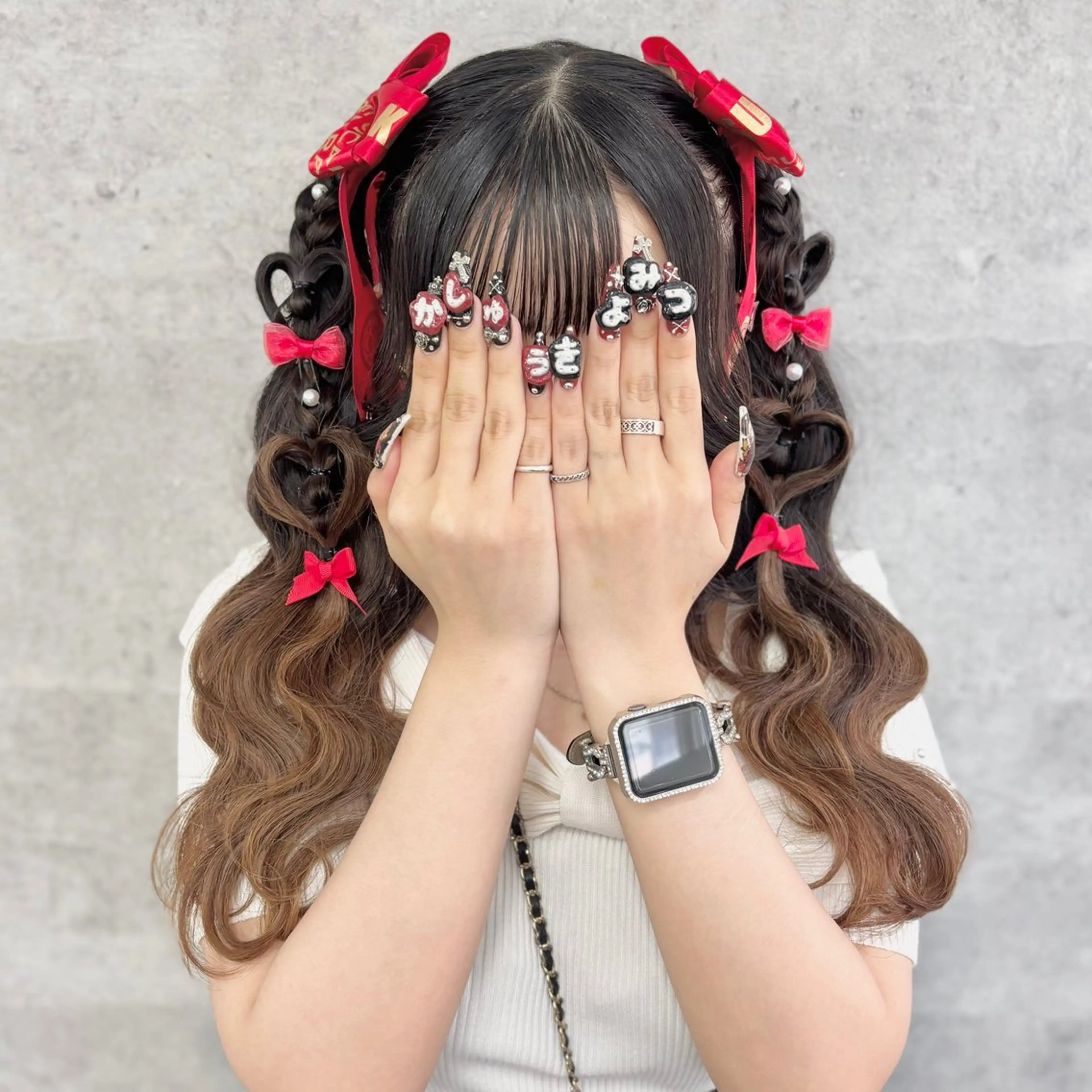 ロング ヘアアレンジ ヘアセット ヘアセット/エクステ cocoro🐹🎀のヘアスタイル