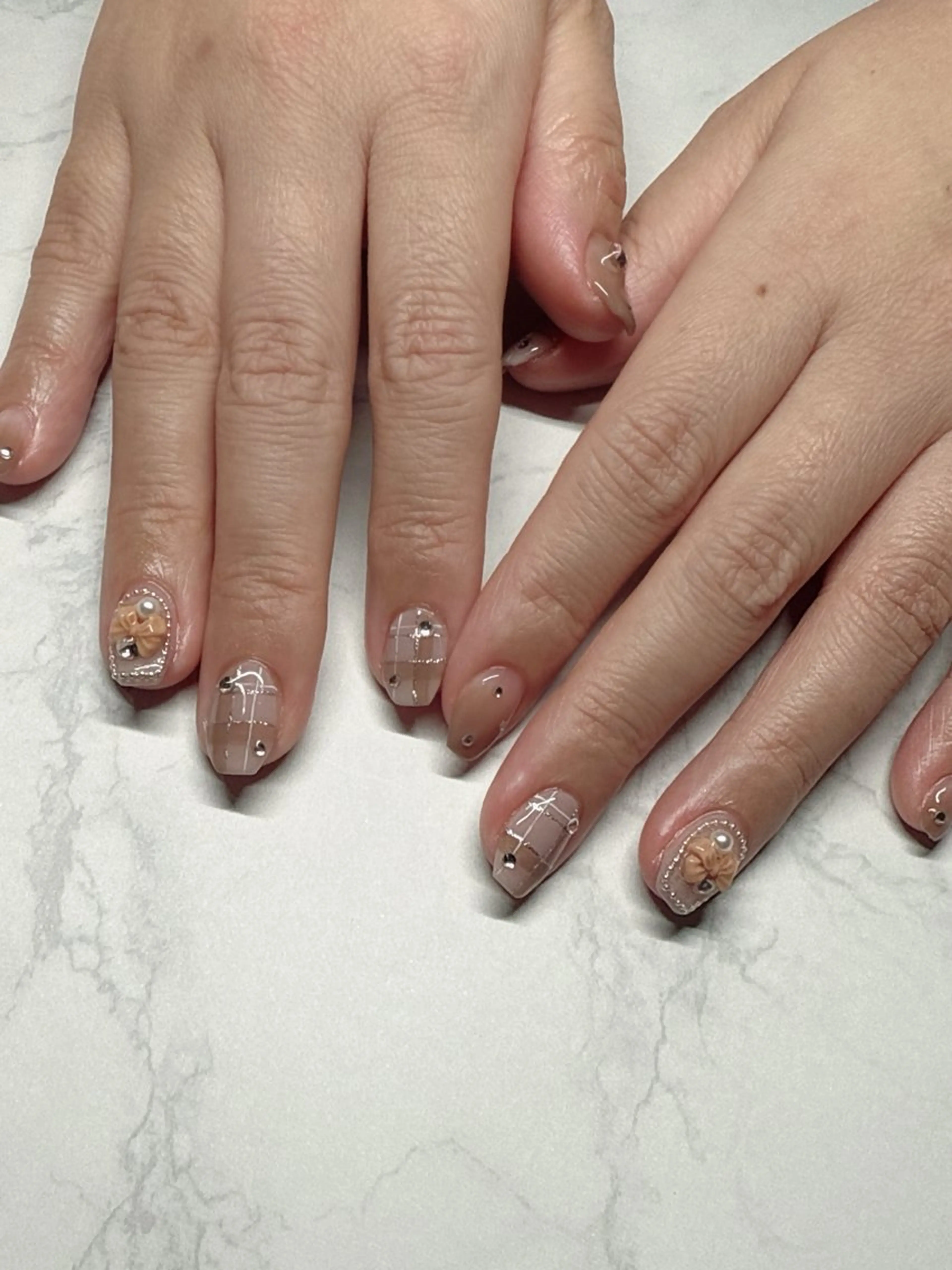 ネイル ショートネイル ハンドネイル nailist SATO【銀座】のネイルデザイン