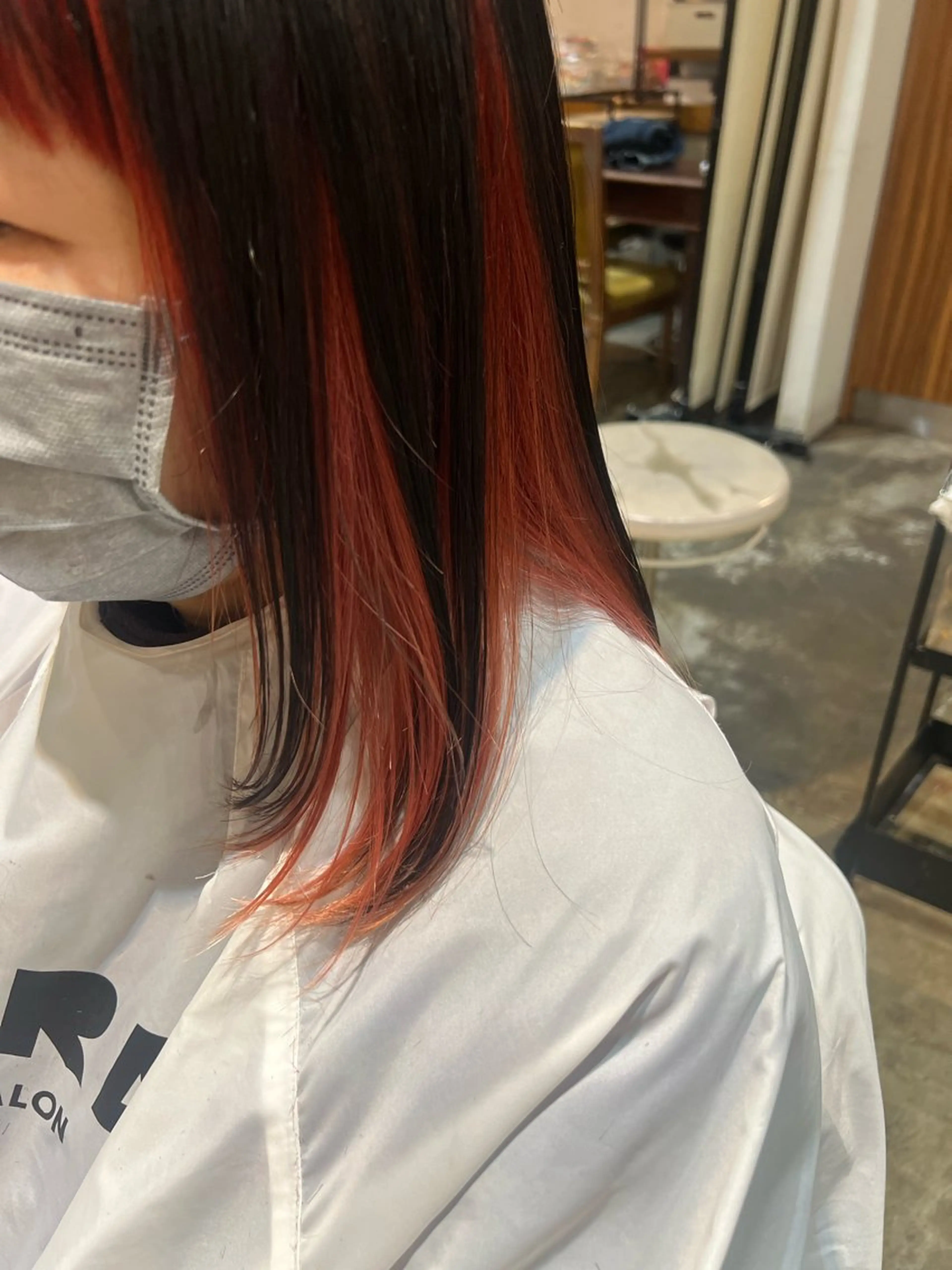 ミディアム カラー ヘアカラー 森田 琴心のヘアスタイル