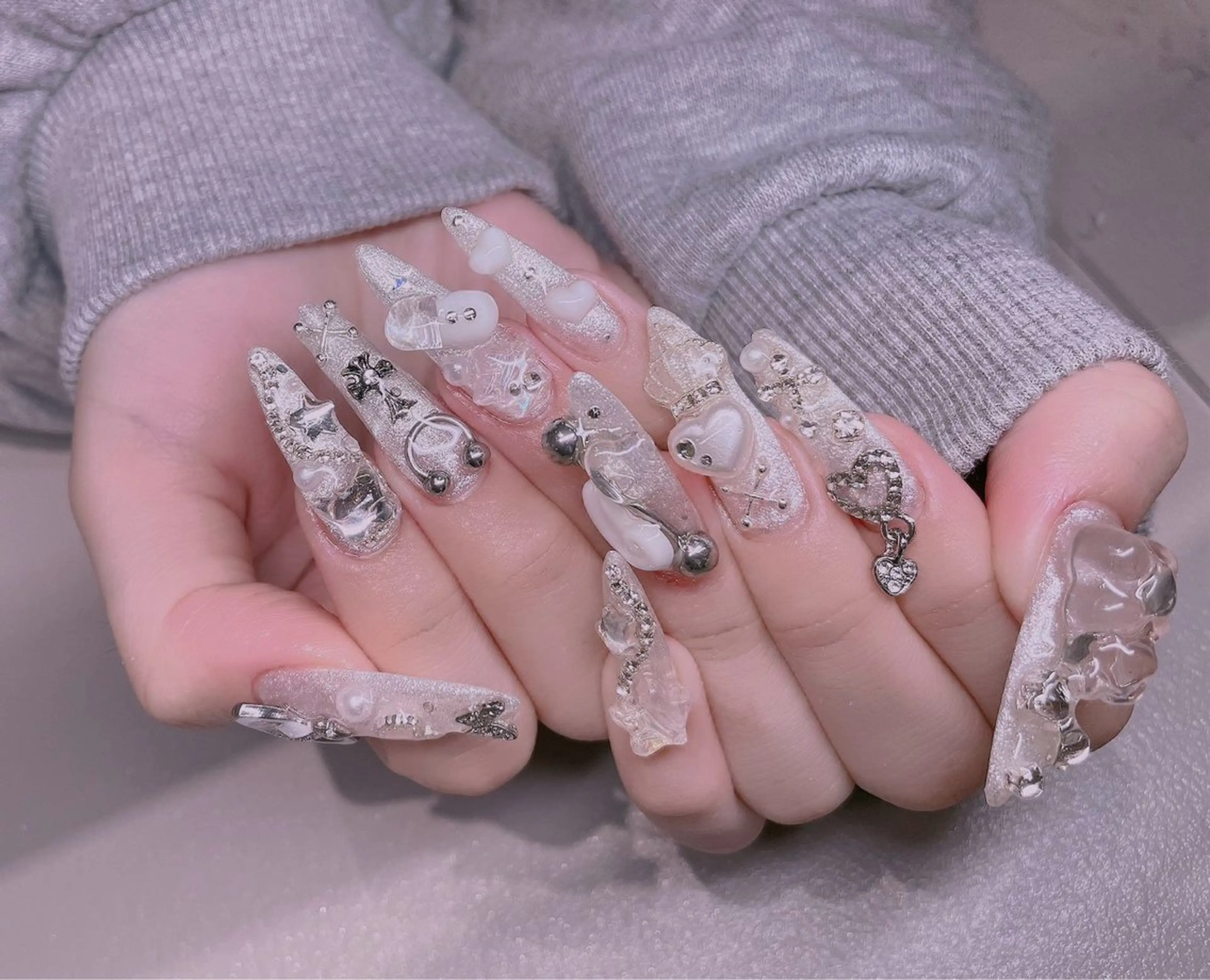 ネイル 長さだし専門店 M2　rikaのネイルデザイン