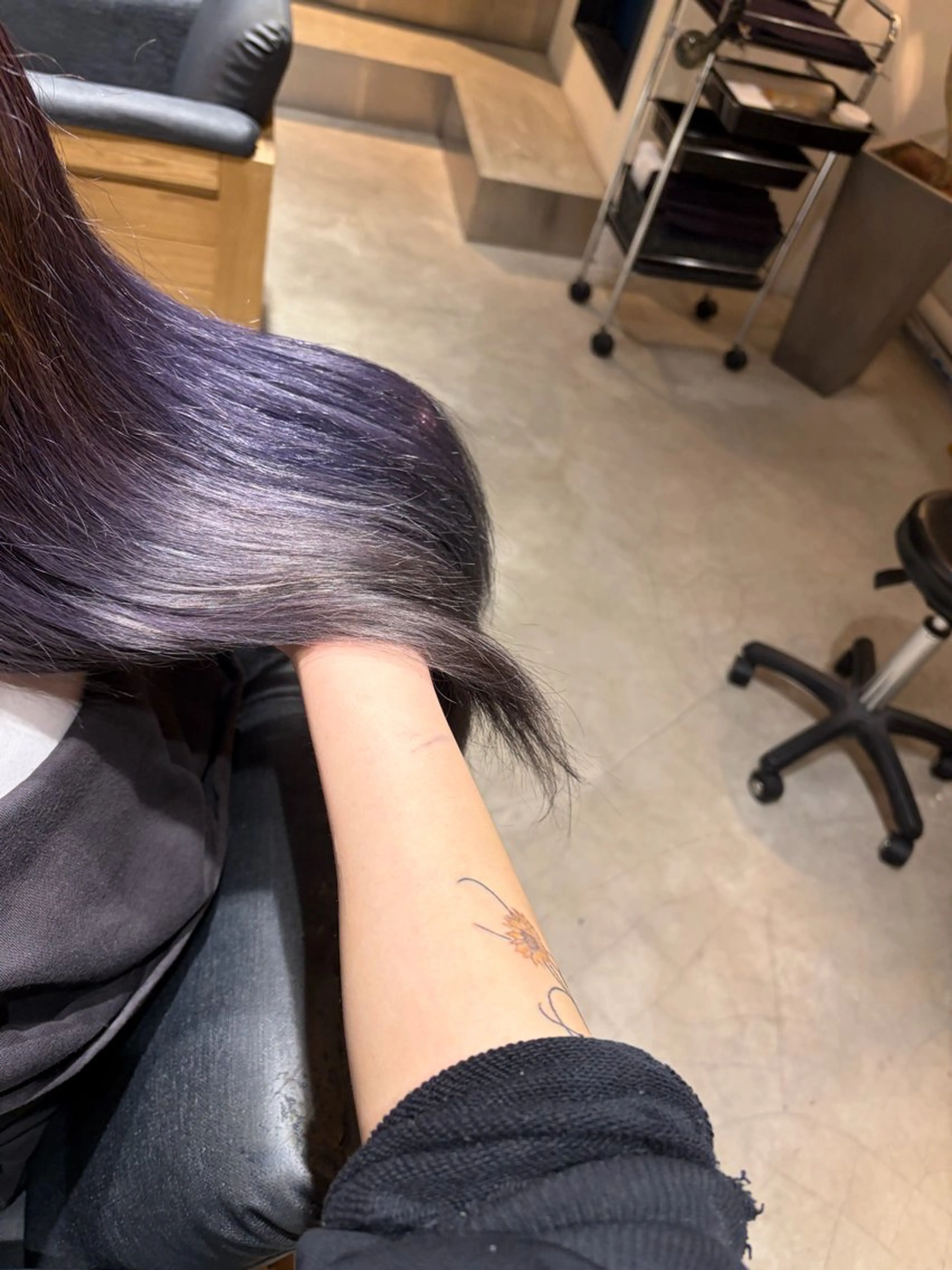 カラー ヘアカラー 大参 花のヘアスタイル