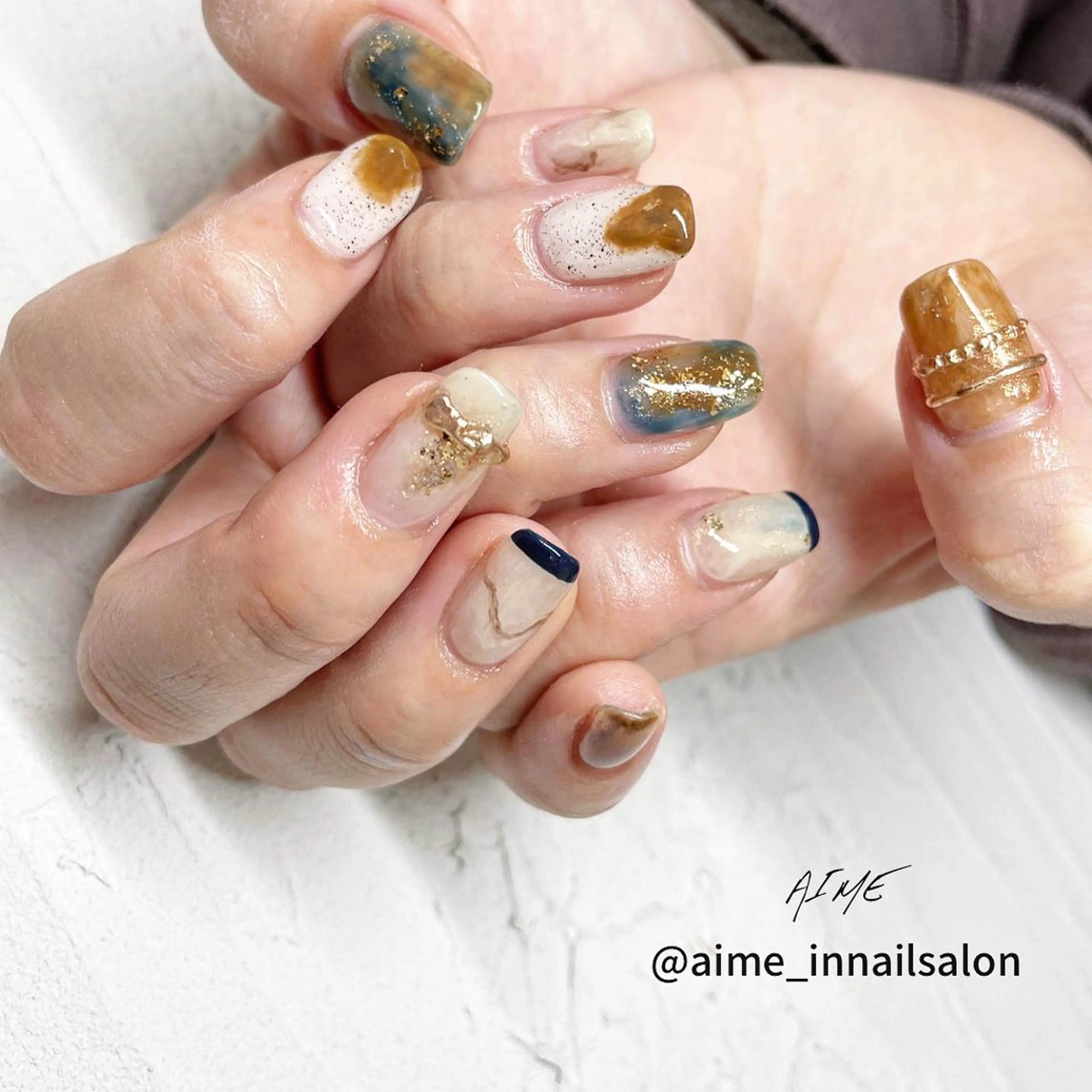ネイル ハンドネイル AIME （momo）のネイルデザイン