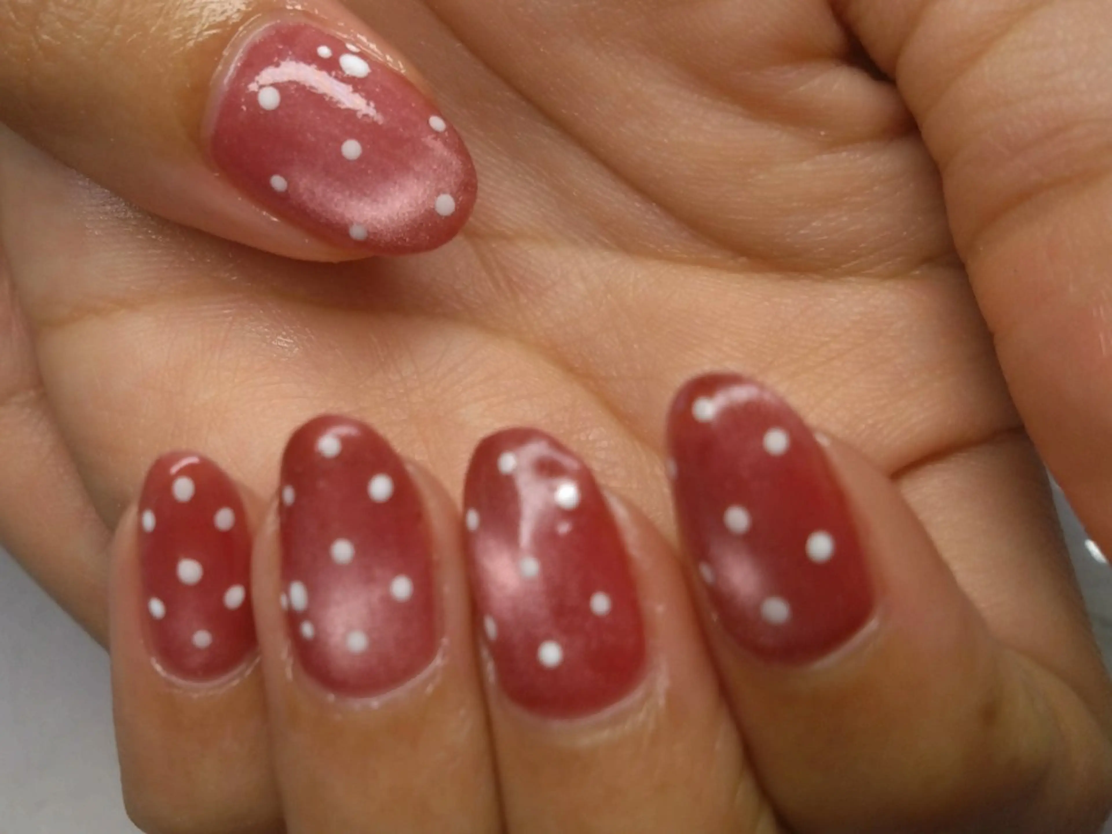 ネイル ドット マグネットネイル Nanairoネイル Reikoのネイルデザイン