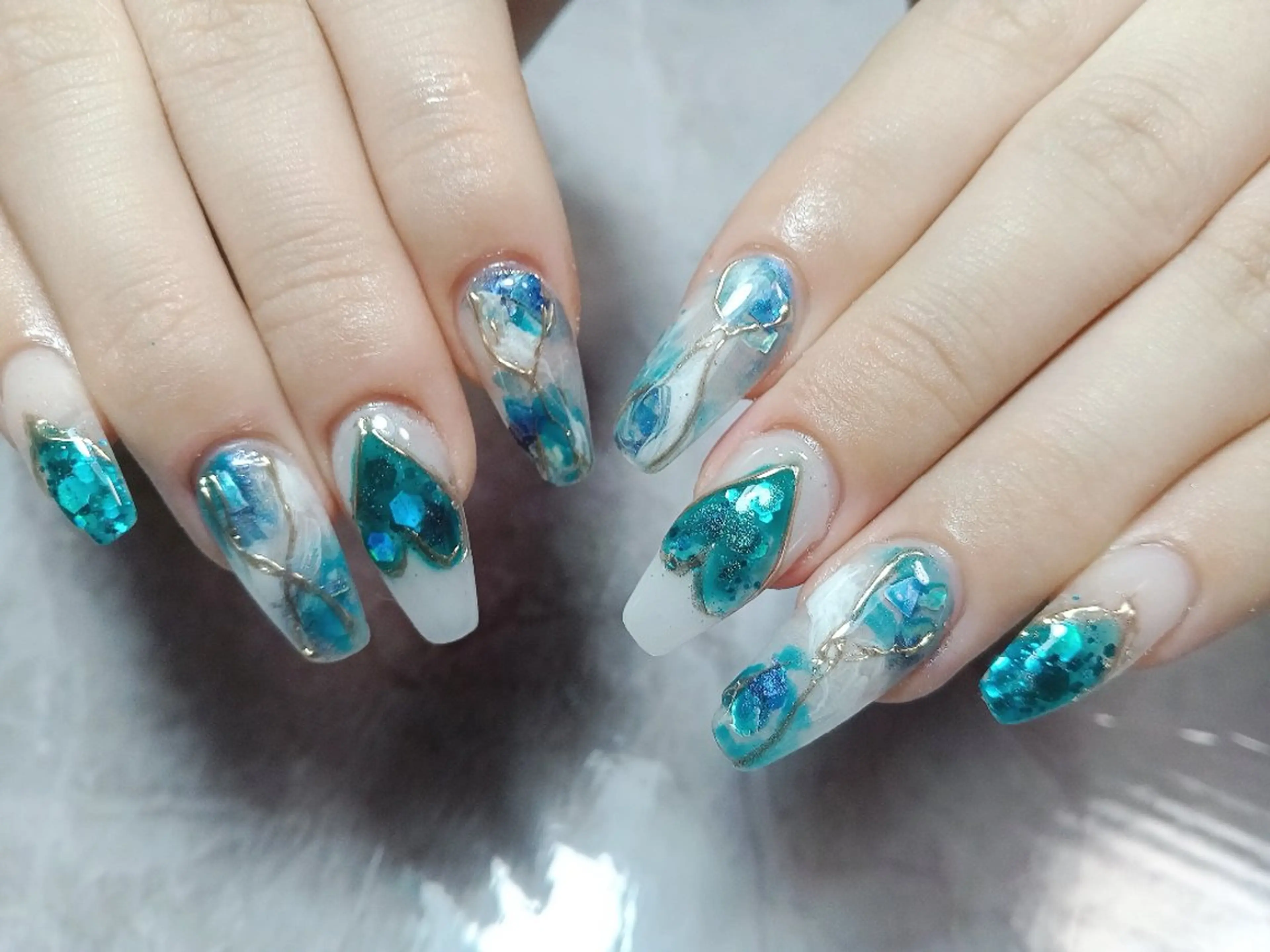 ネイル 持ち込み Wisteria Nail_Yukieのネイルデザイン