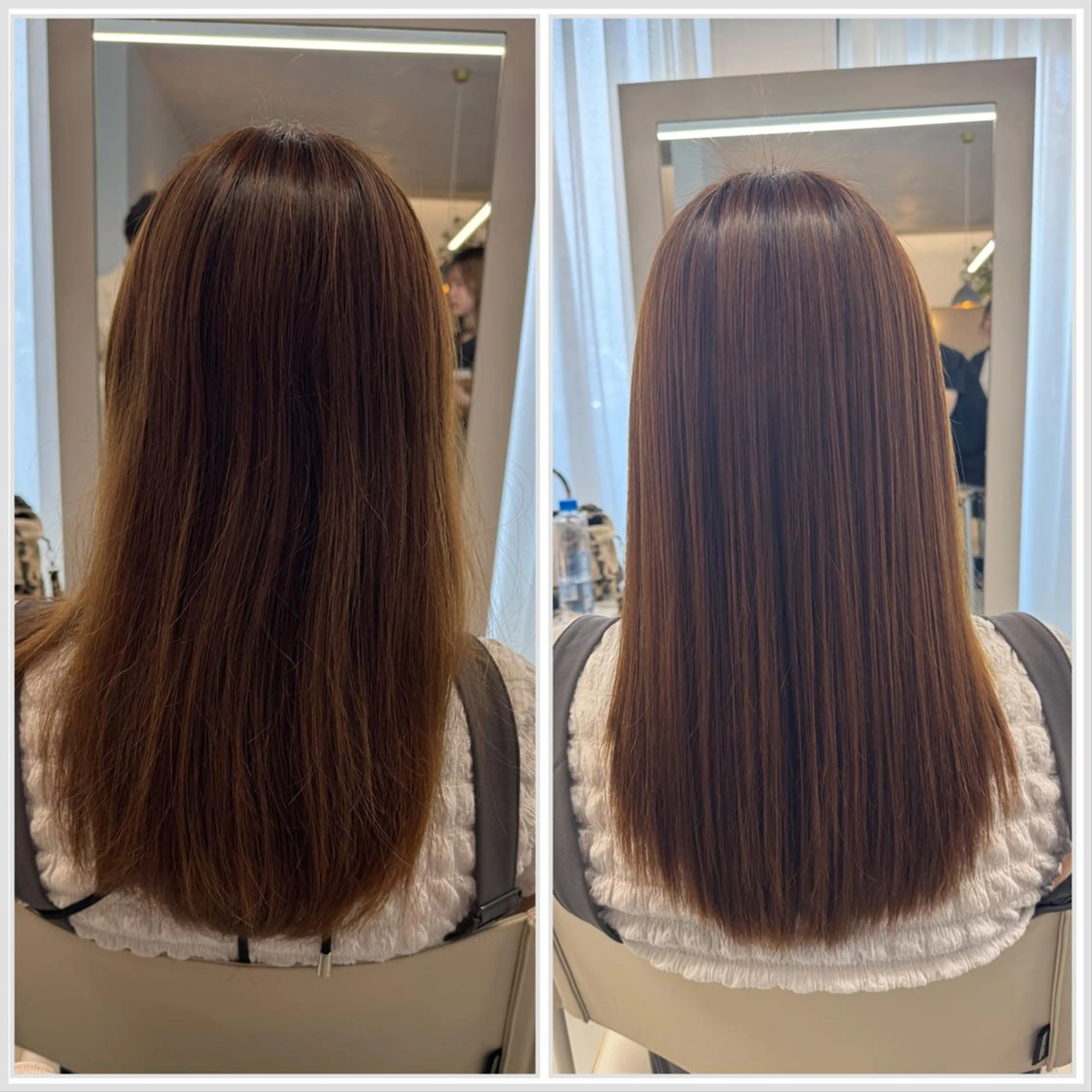 セミロング パーマ 髪質改善/艶カラー/ メンズ/縮毛矯正羽田のヘアスタイル