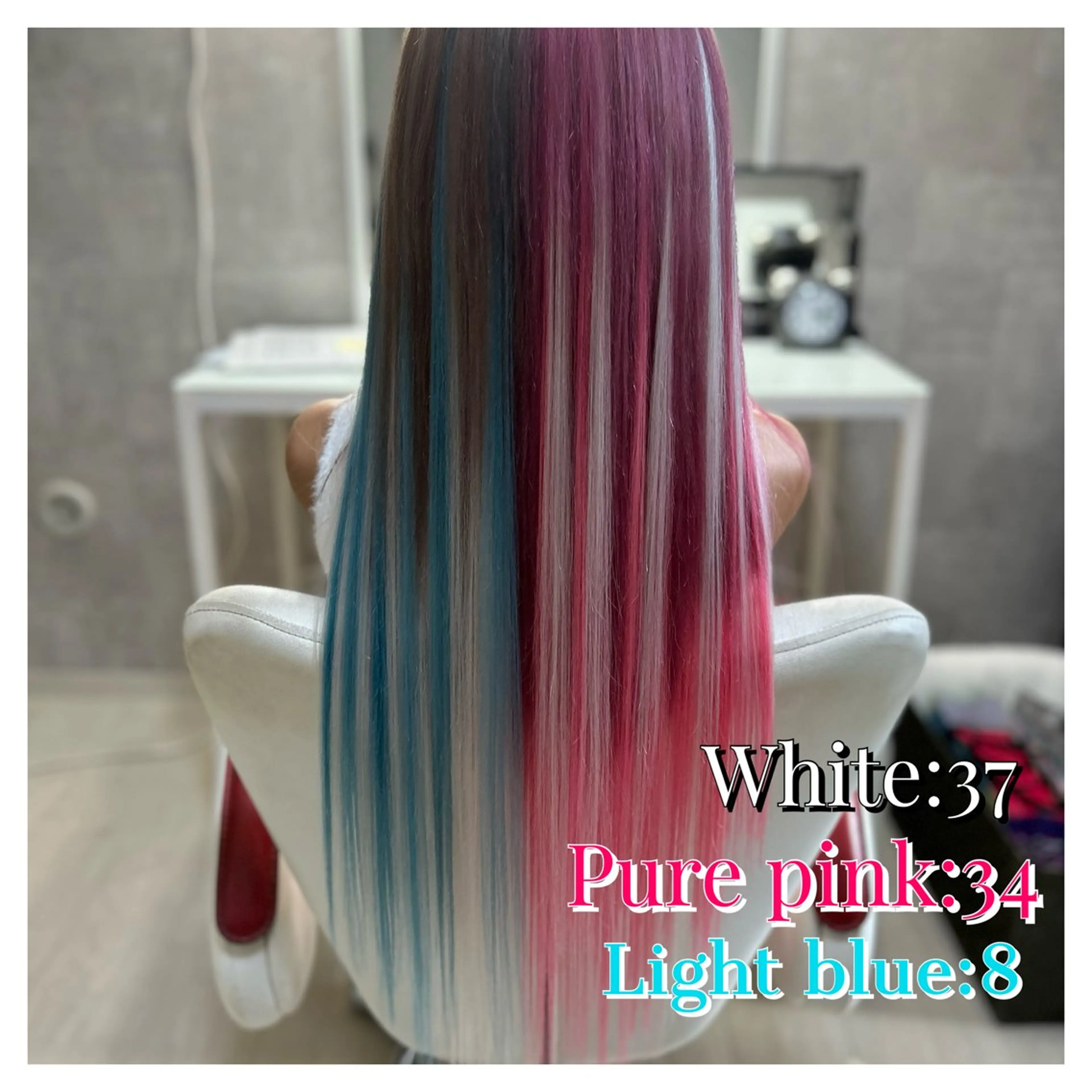 ロング ハイライト エクステ 🫧ドレスアップ 南草津店🫧のヘアスタイル