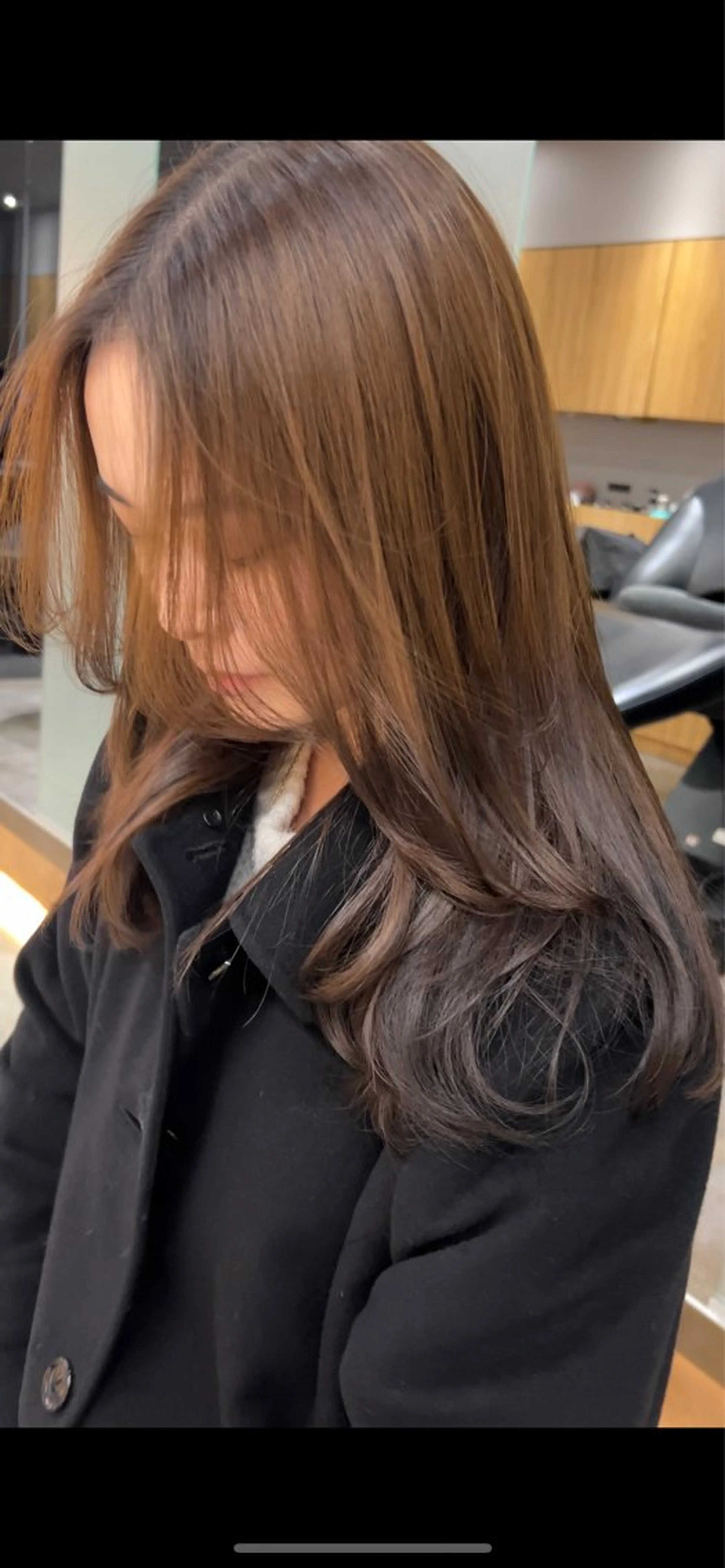 セミロング 顔まわりレイヤー 顔周りカット レイヤーカット 似合わせカット ボブ/くびれボブ/ 髪質改善/Ru-kaのヘアスタイル