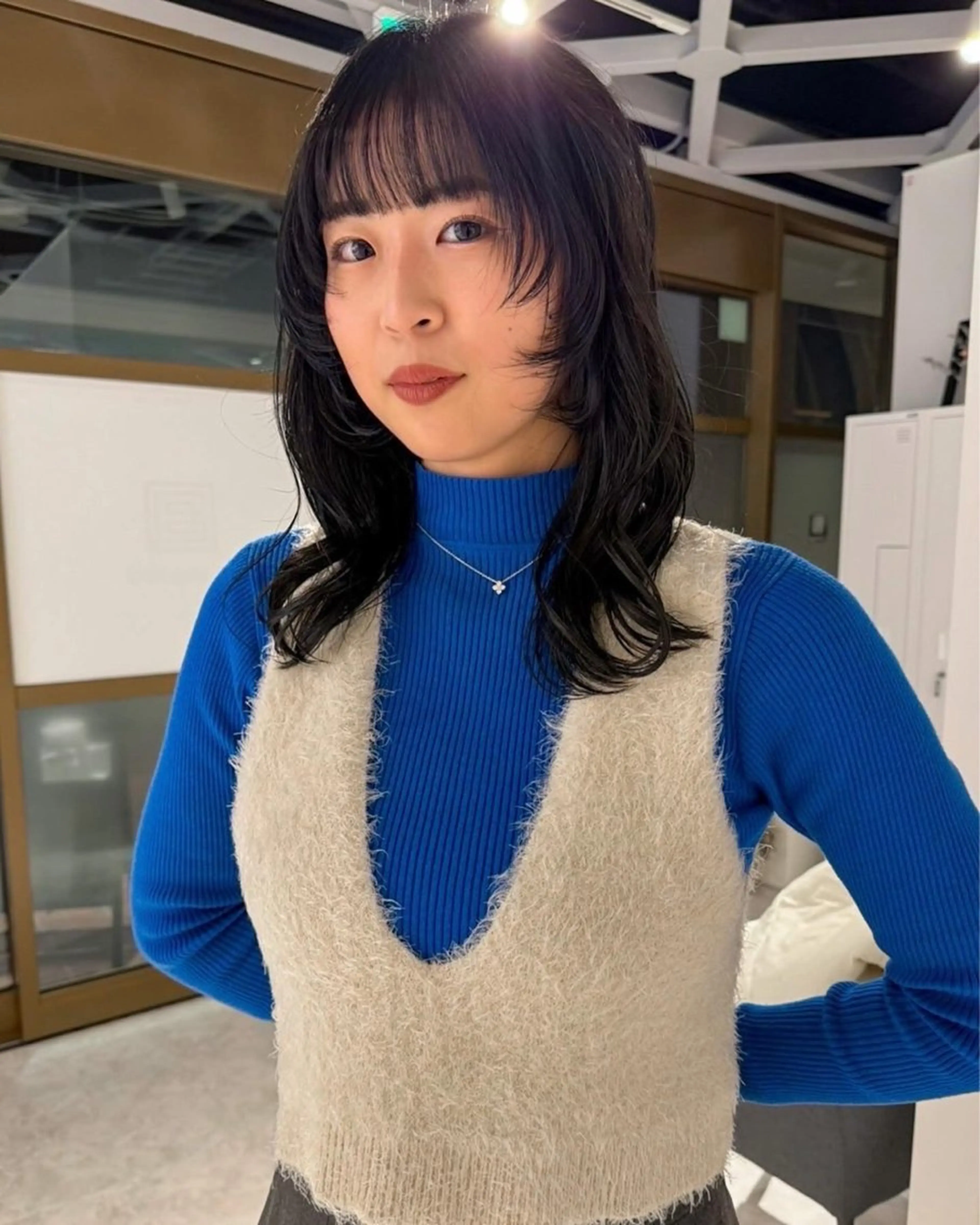 ロング レイヤーカット 奥川拓哉/倉敷/中庄 /髪質改善/レイヤーのヘアスタイル