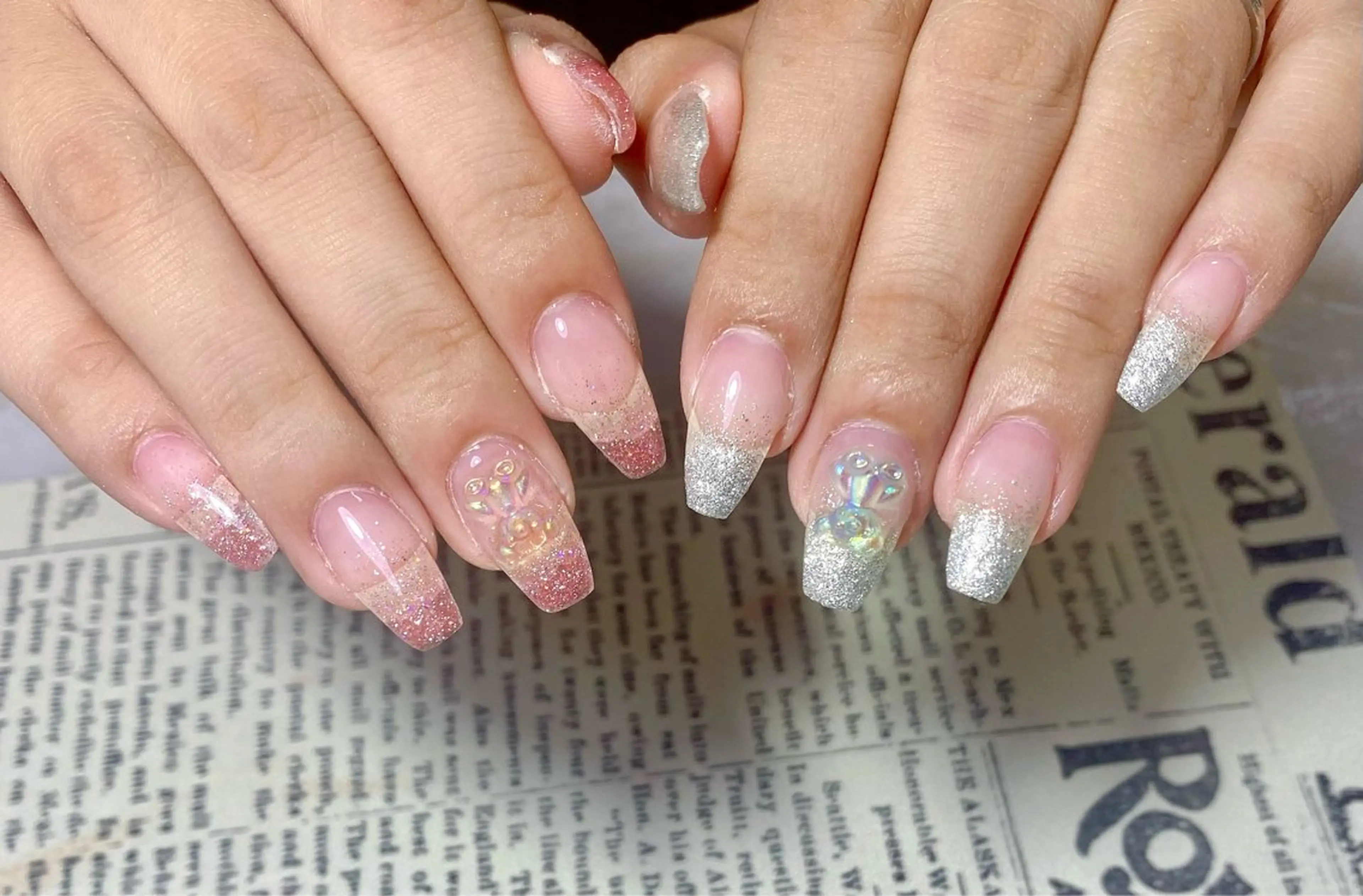 ネイル アートネイル フレンチネイル ジェルネイル グラデーション 韓国ネイル Nail Salon kihi大塚店のネイルデザイン