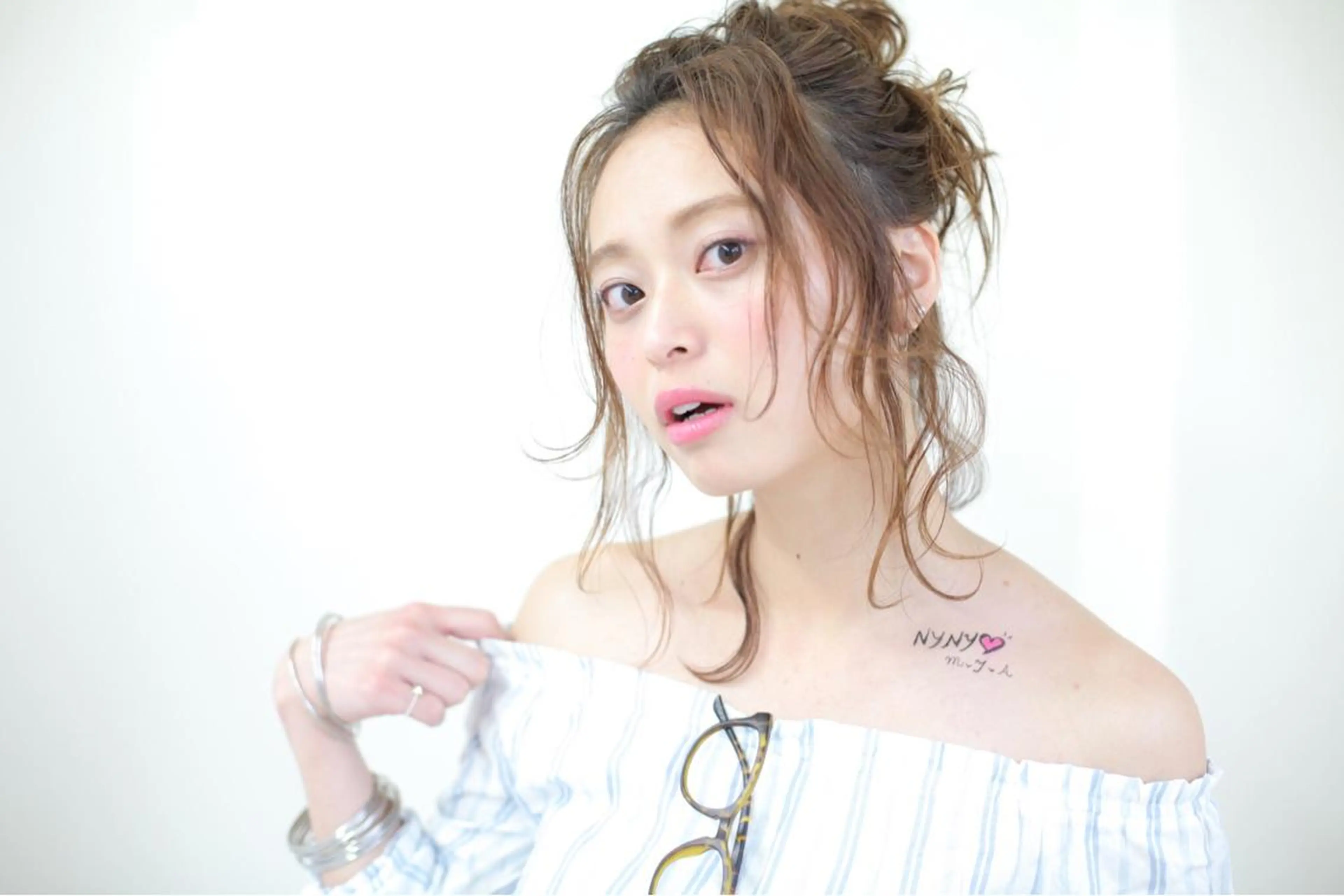 ミディアム お団子ヘア ヘアセット ✂️小顔カット✂️ 山本有紀のヘアスタイル