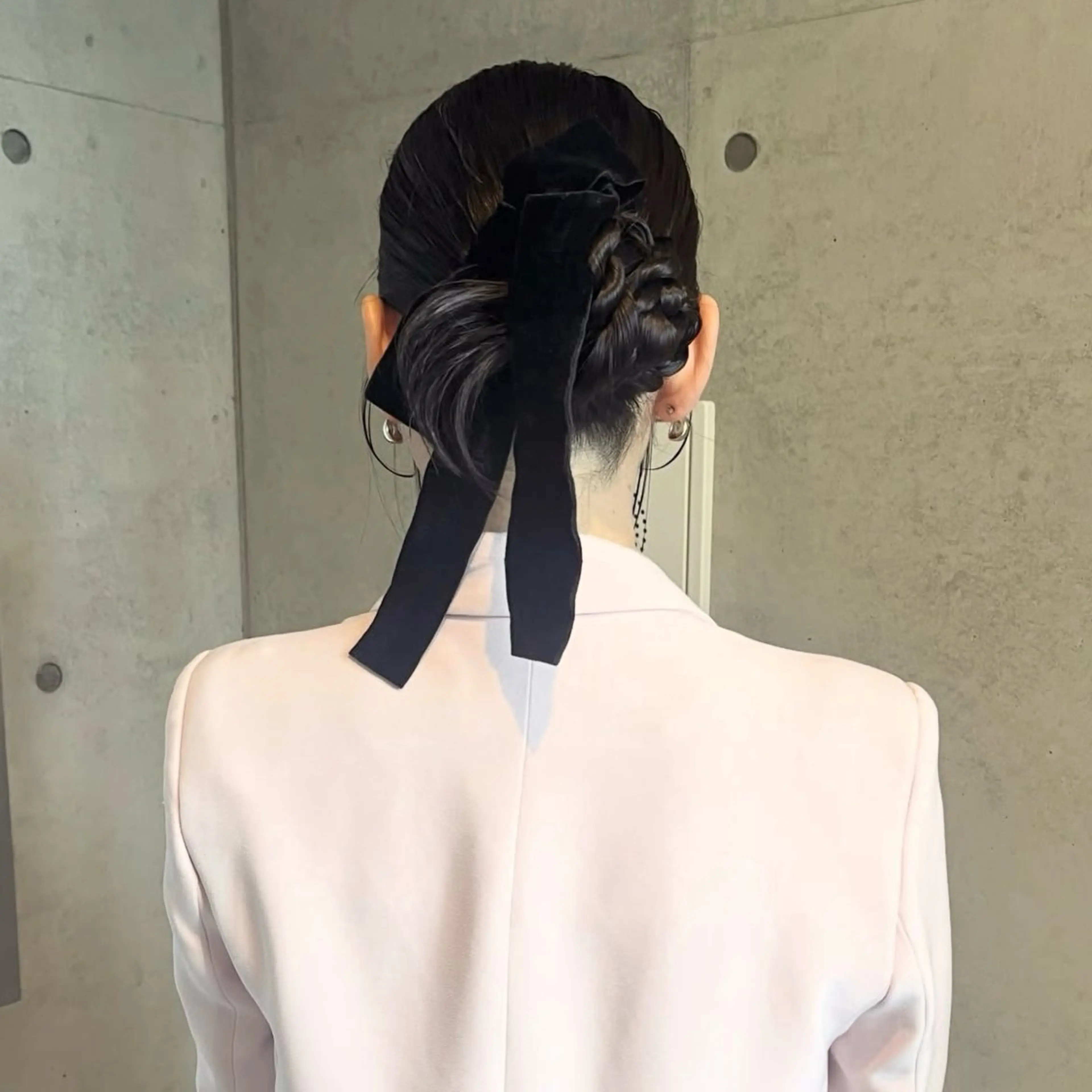 ロング ヘアアレンジ ボブ 髪質改善 レイヤーカット ヘアセット 広香🪽ハイトーン/ レイヤー/ヘアセットのヘアスタイル