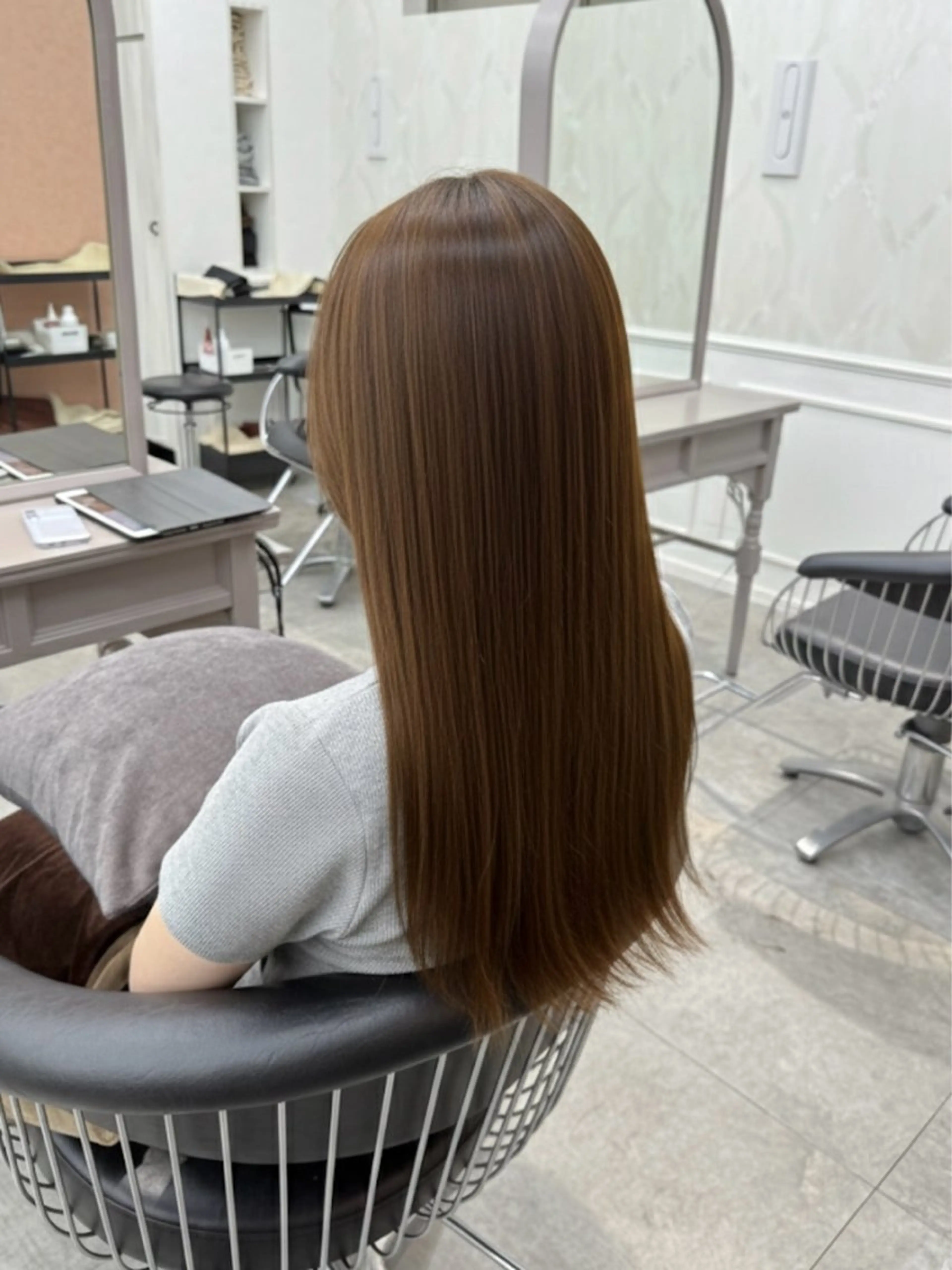 ロング 髪質改善 縮毛矯正 髪質改善完全特化 【天王寺】エドのヘアスタイル