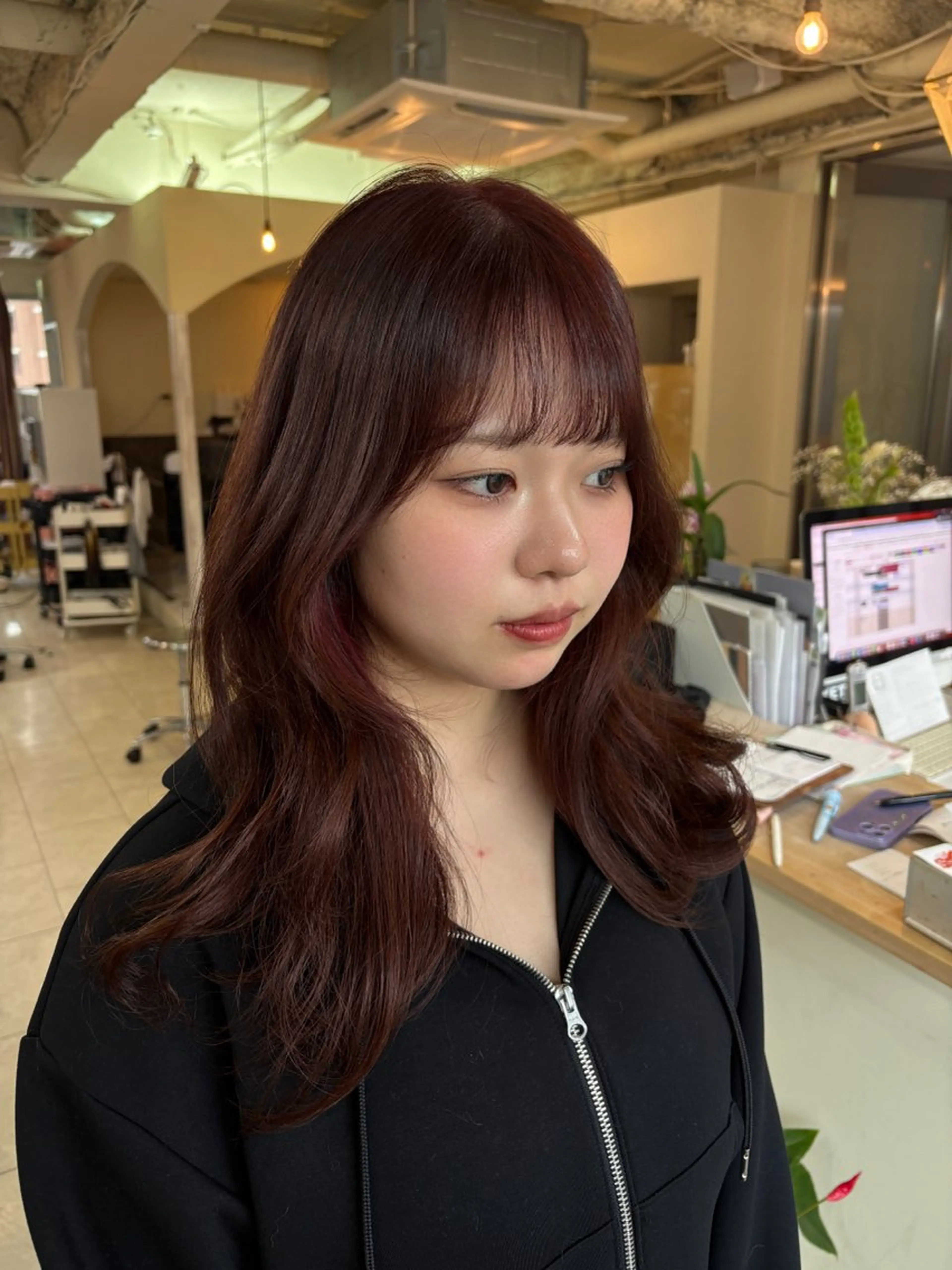 ロング カラー ブラウンカラー ピンクカラー ピンクブラウン ヘアカラー 🫧透明感ボブ/ ハイトーン.nanoのヘアスタイル