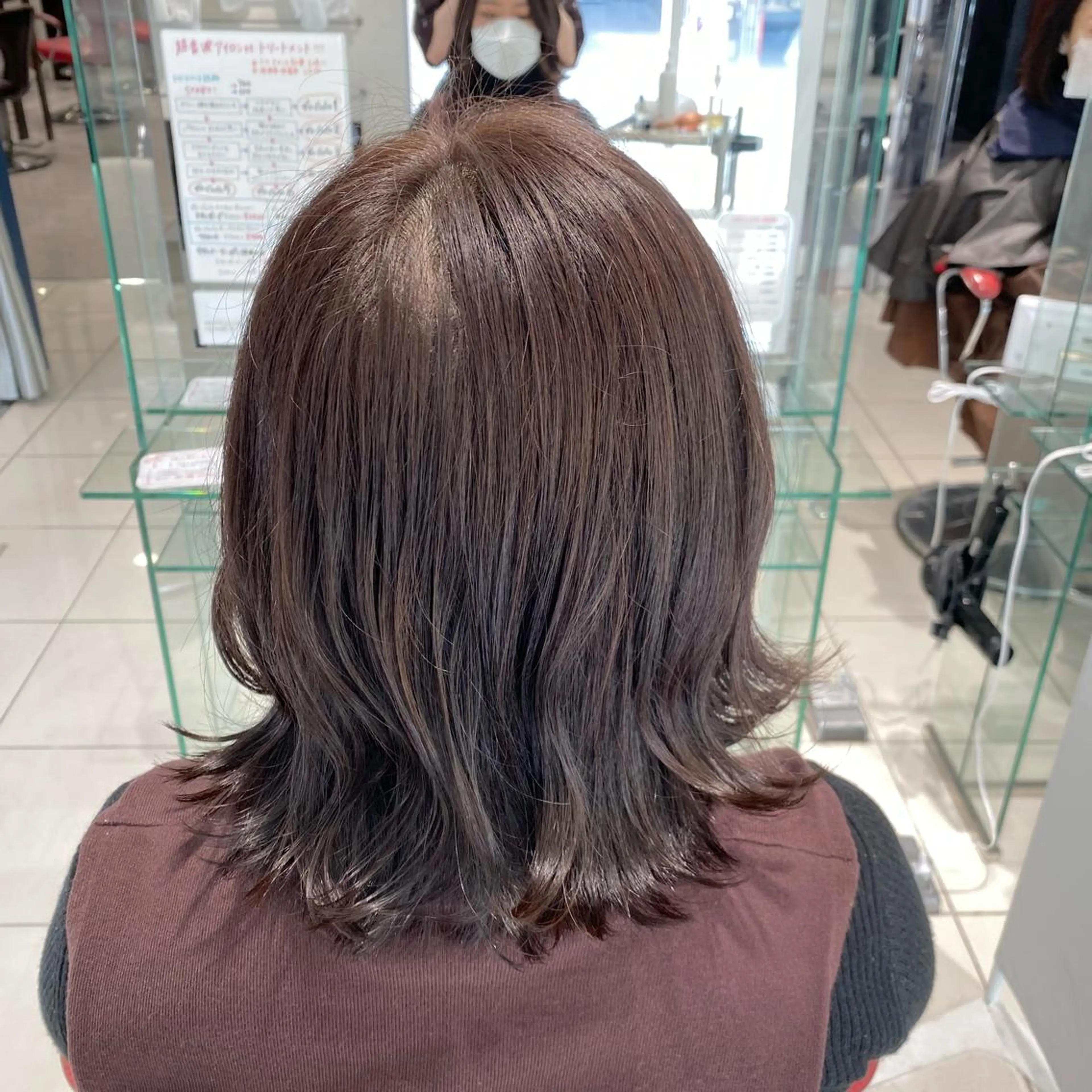 カラー ベージュカラー ブラウンカラー ブラウンベージュ ヘアカラー トリートメント stylist 🐶内藤 成香のヘアスタイル