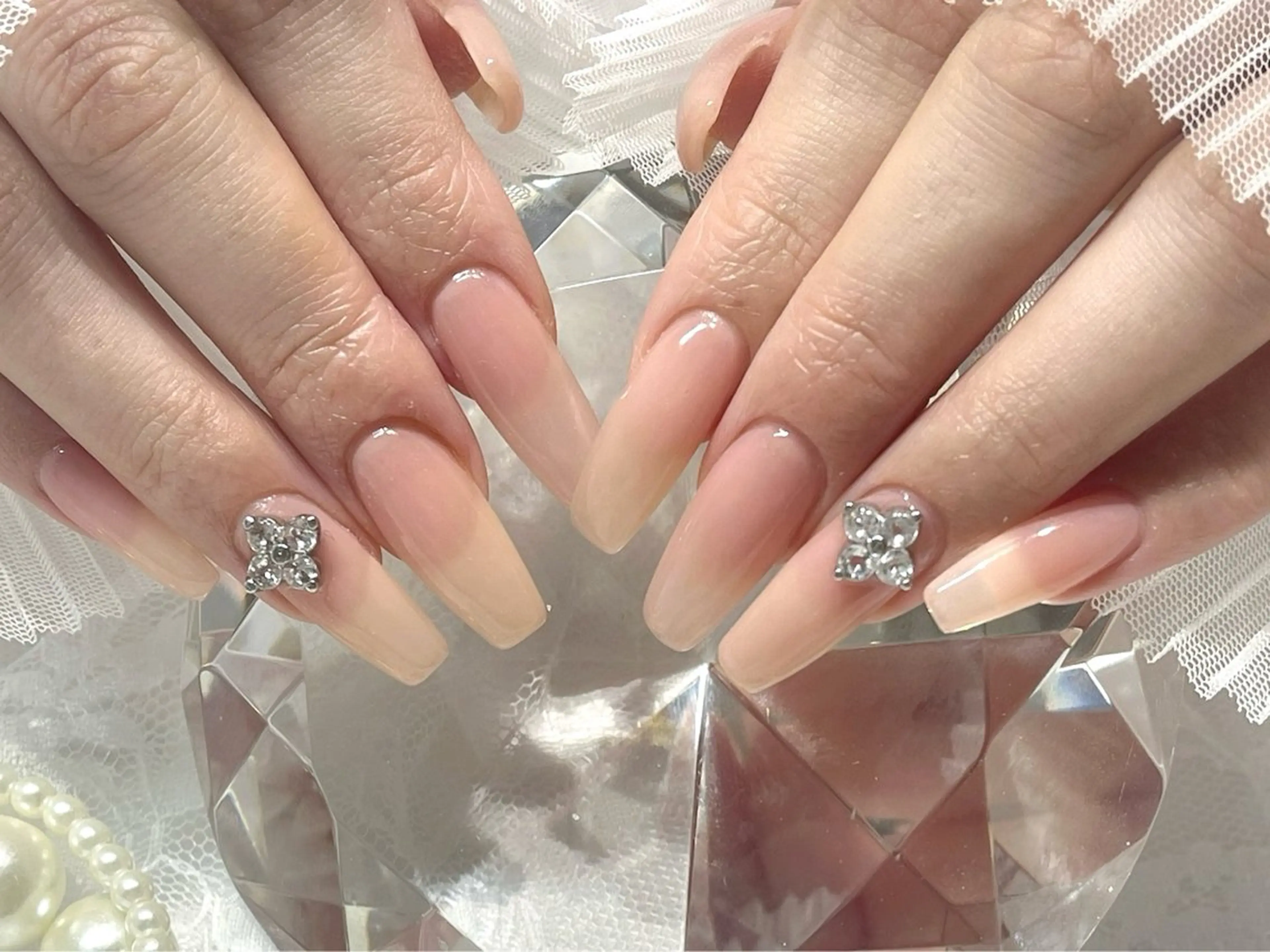 【オフ込み】ワンカラー/ラメグラデーションの写真