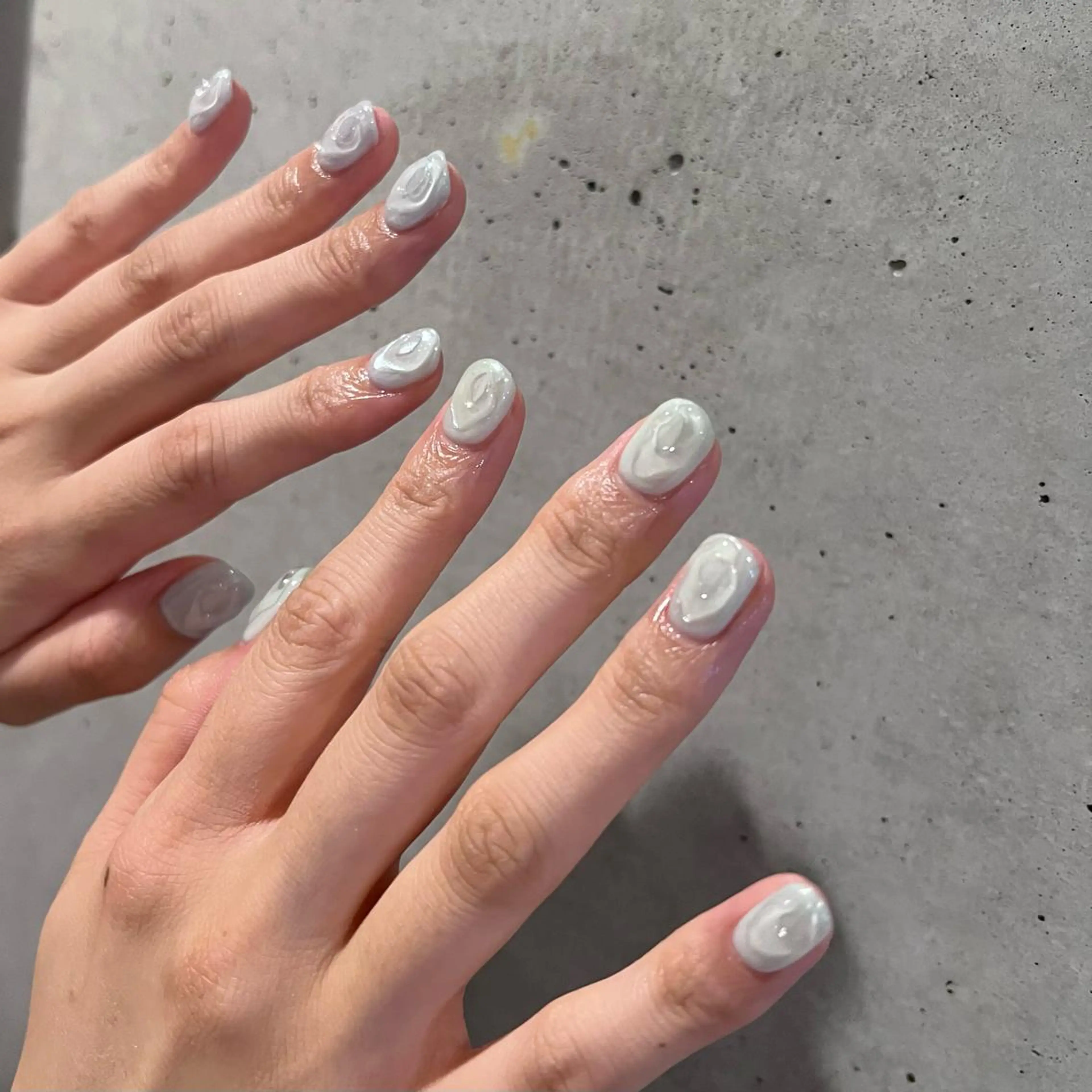 ネイル ハンドネイル nuás nailのネイルデザイン