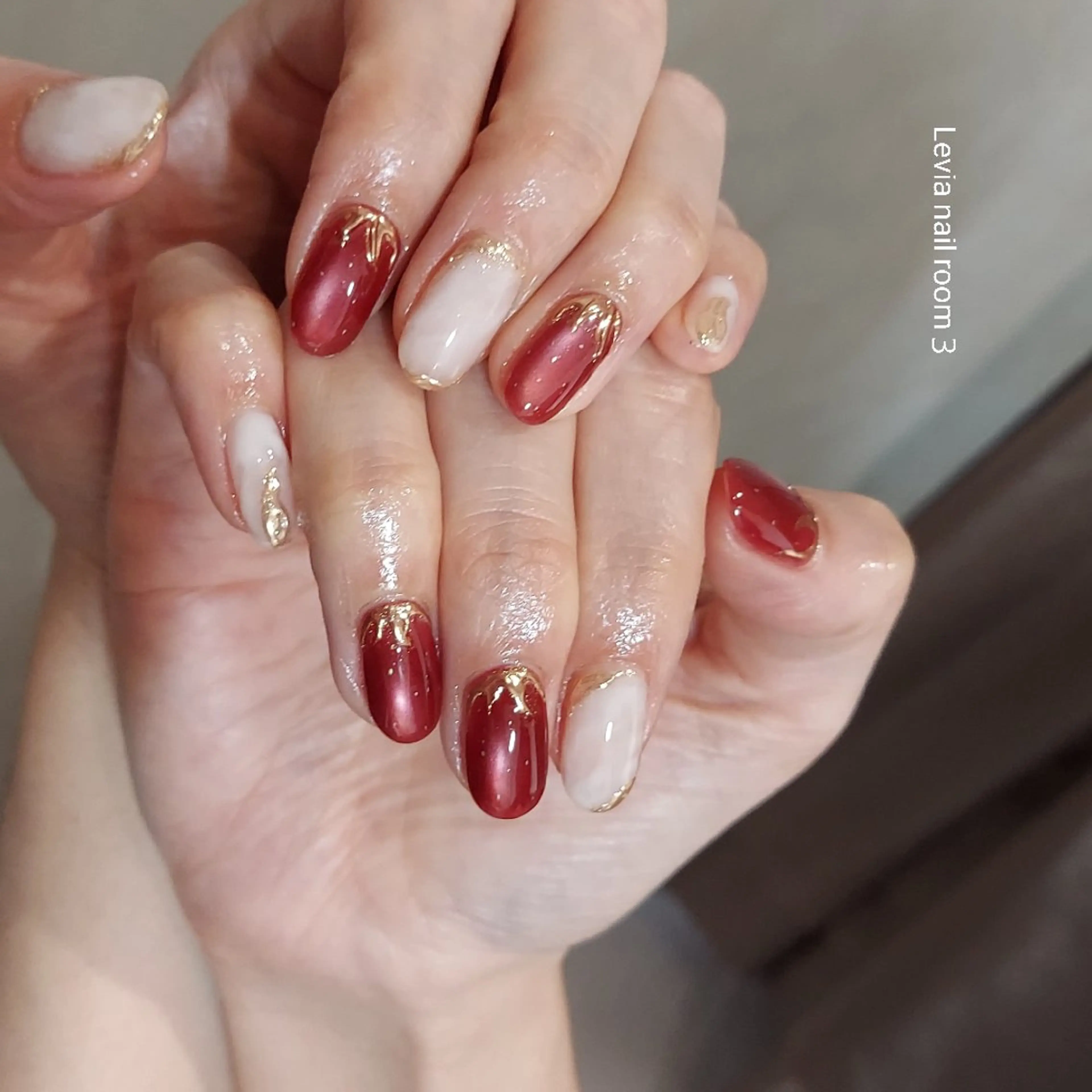 ネイル マグネットネイル 持ち込み Levia春江店 nailsalon所属・Levia nail 清水のネイルデザイン