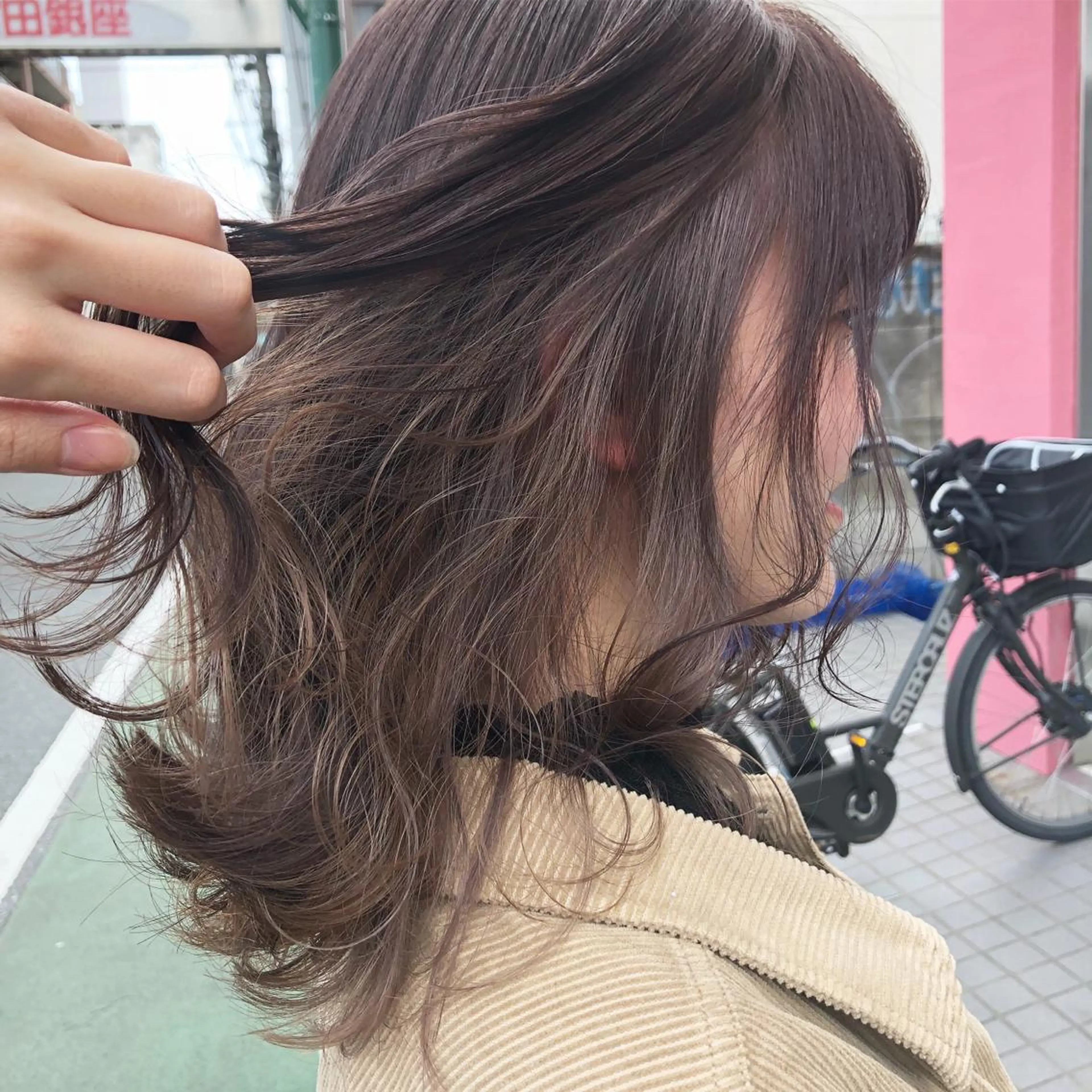 ミディアム ヘアカラー sano sayakaのヘアスタイル