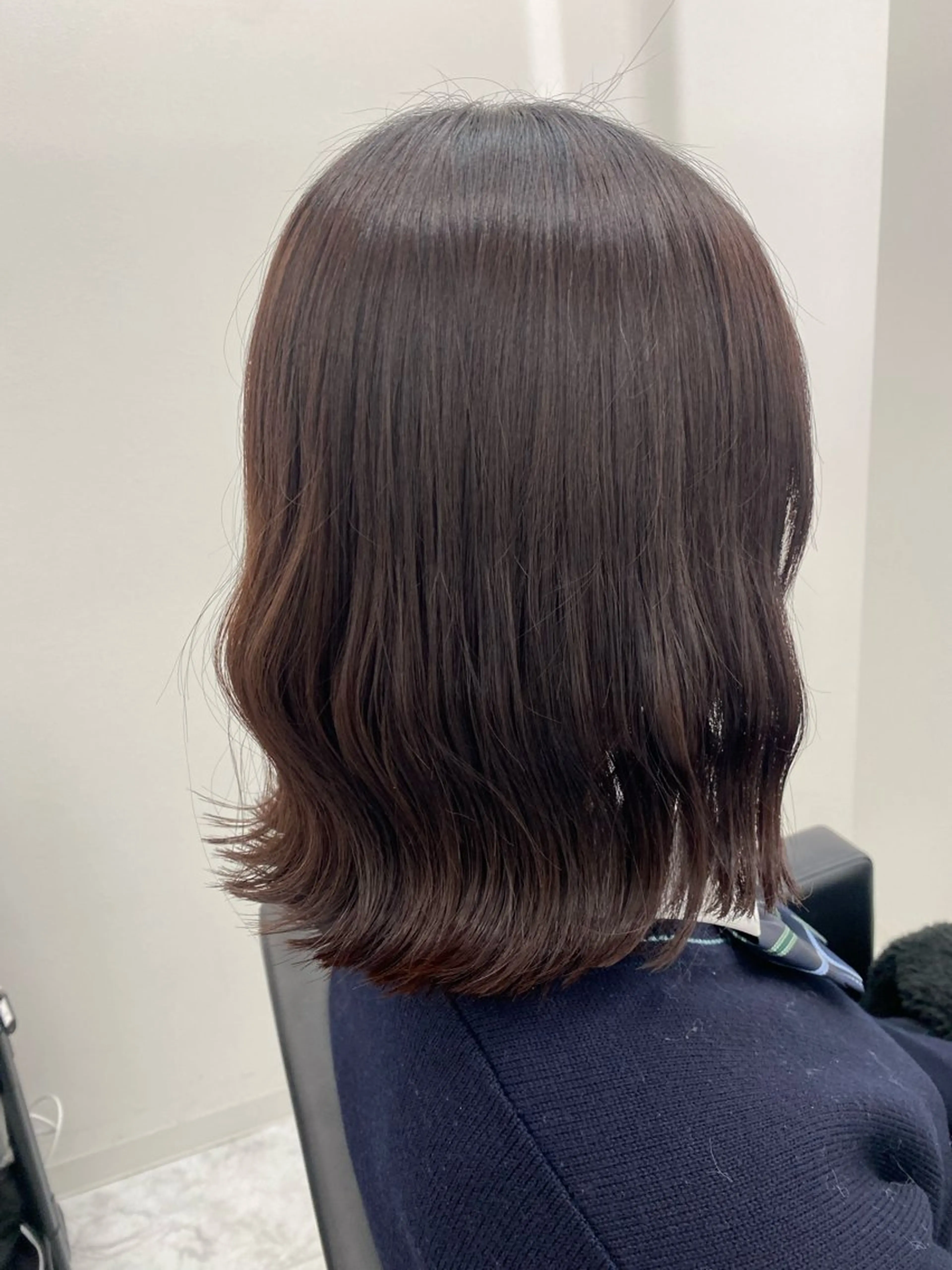 ミディアム カット ヘアカラー トリートメント 髪質改善サロン🫧 セキチサトのヘアスタイル