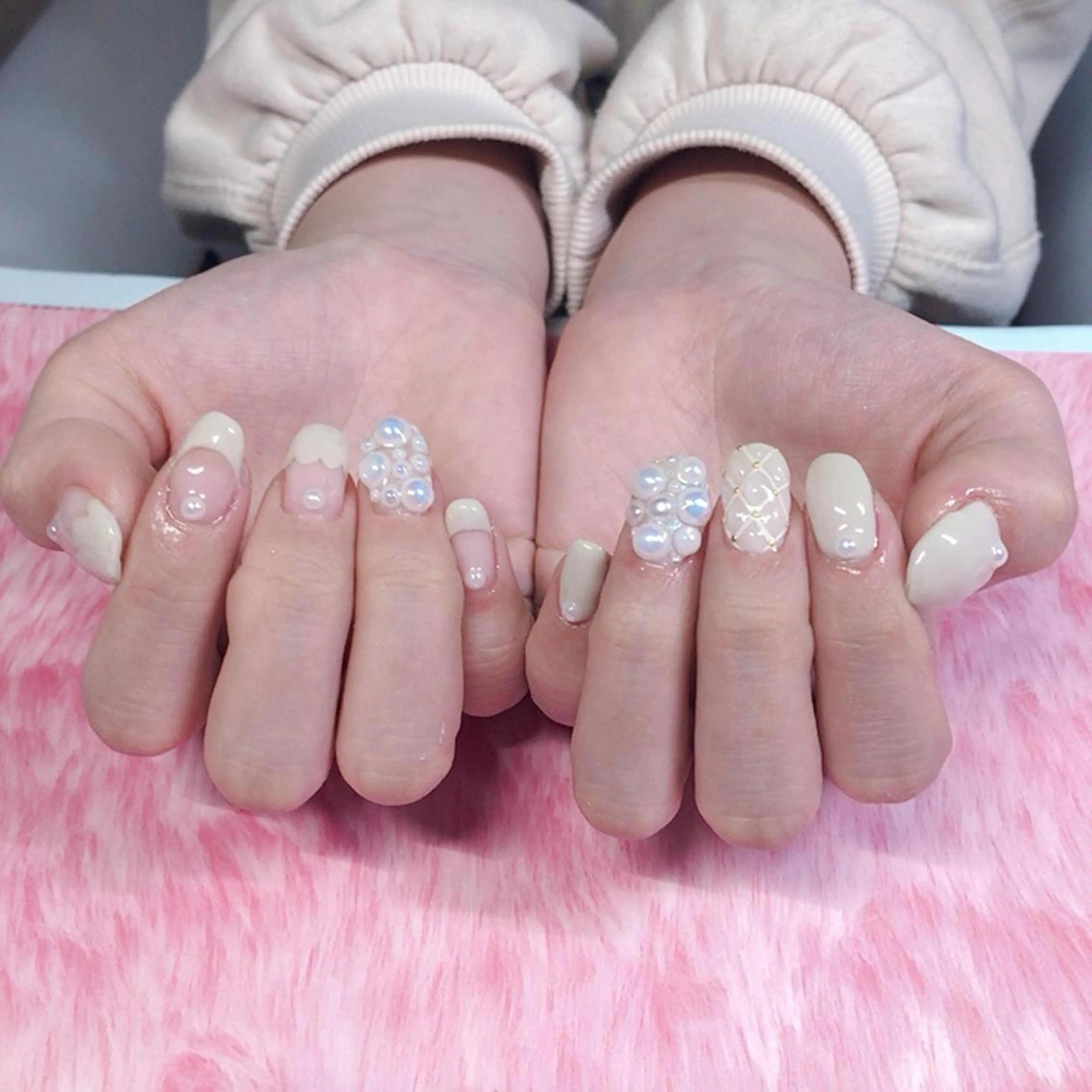 ネイル フレンチネイル 奥園 良恵のネイルデザイン