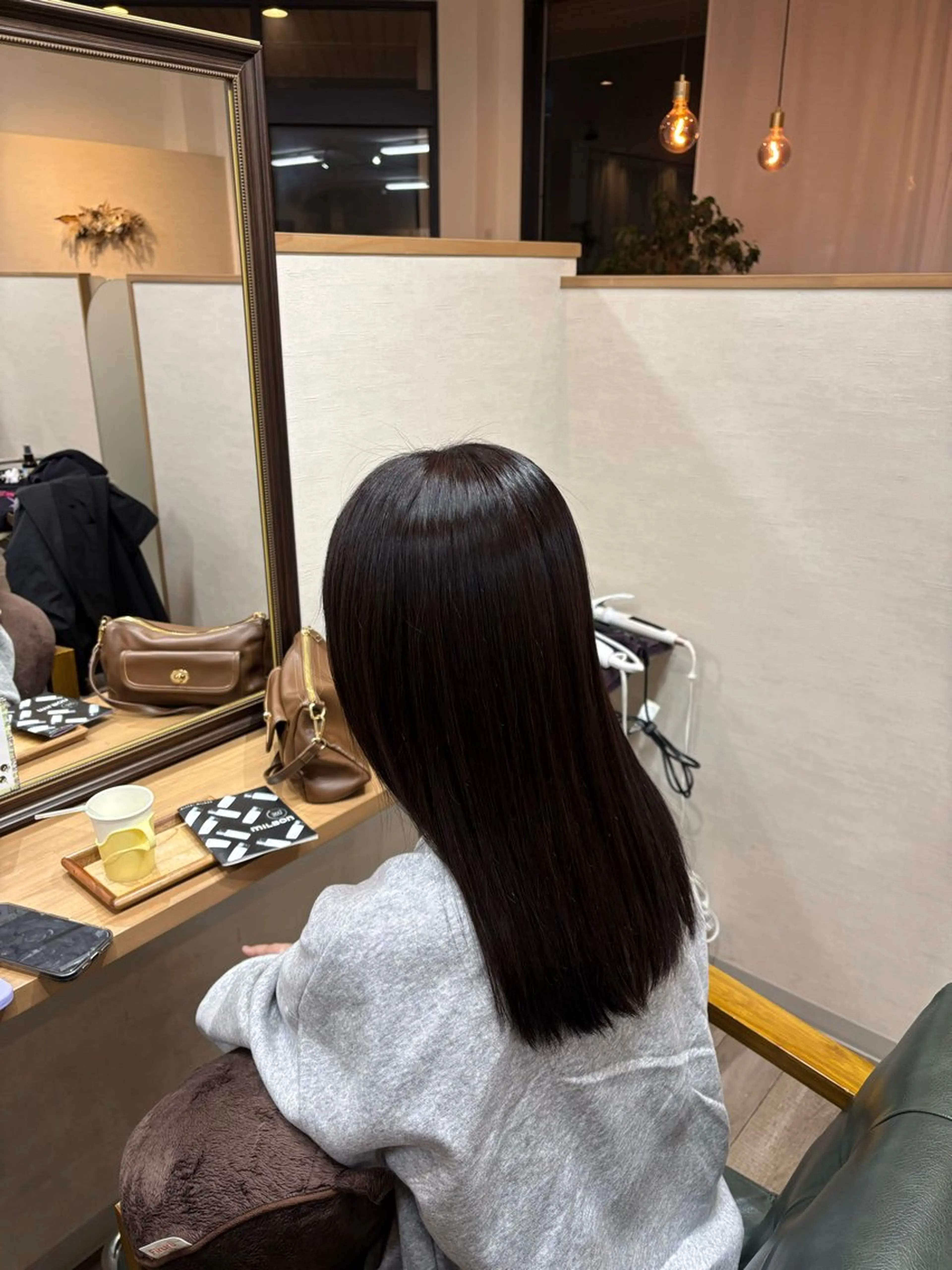 ミディアム 竹本 梨夢のヘアスタイル